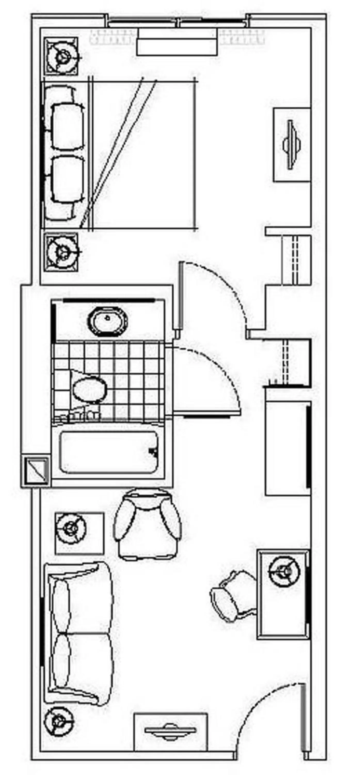 Floor plan in Country Inn & Suites by Radisson, St Petersburg - Clearwater, FL