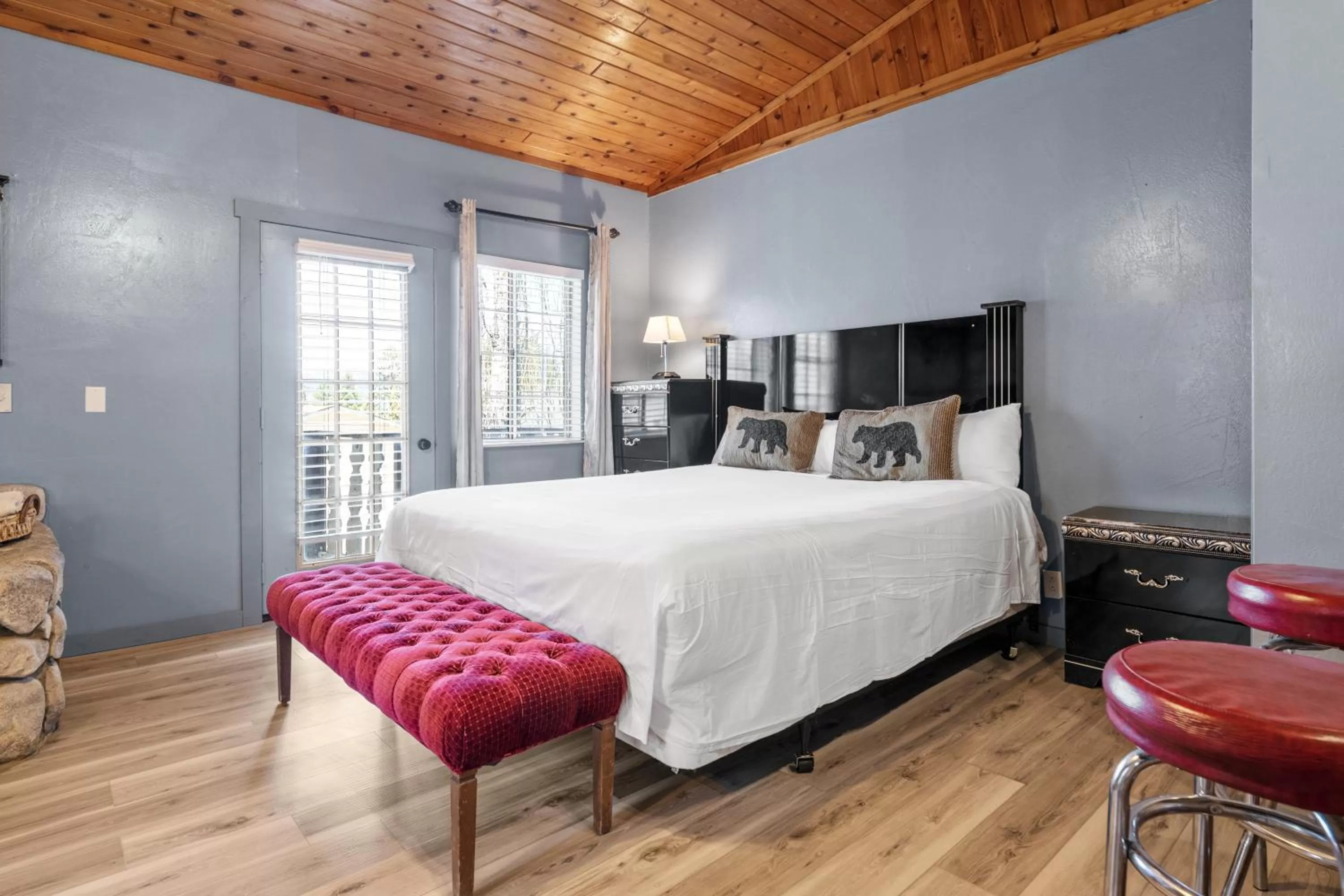 Bed in Black Forest Lodge