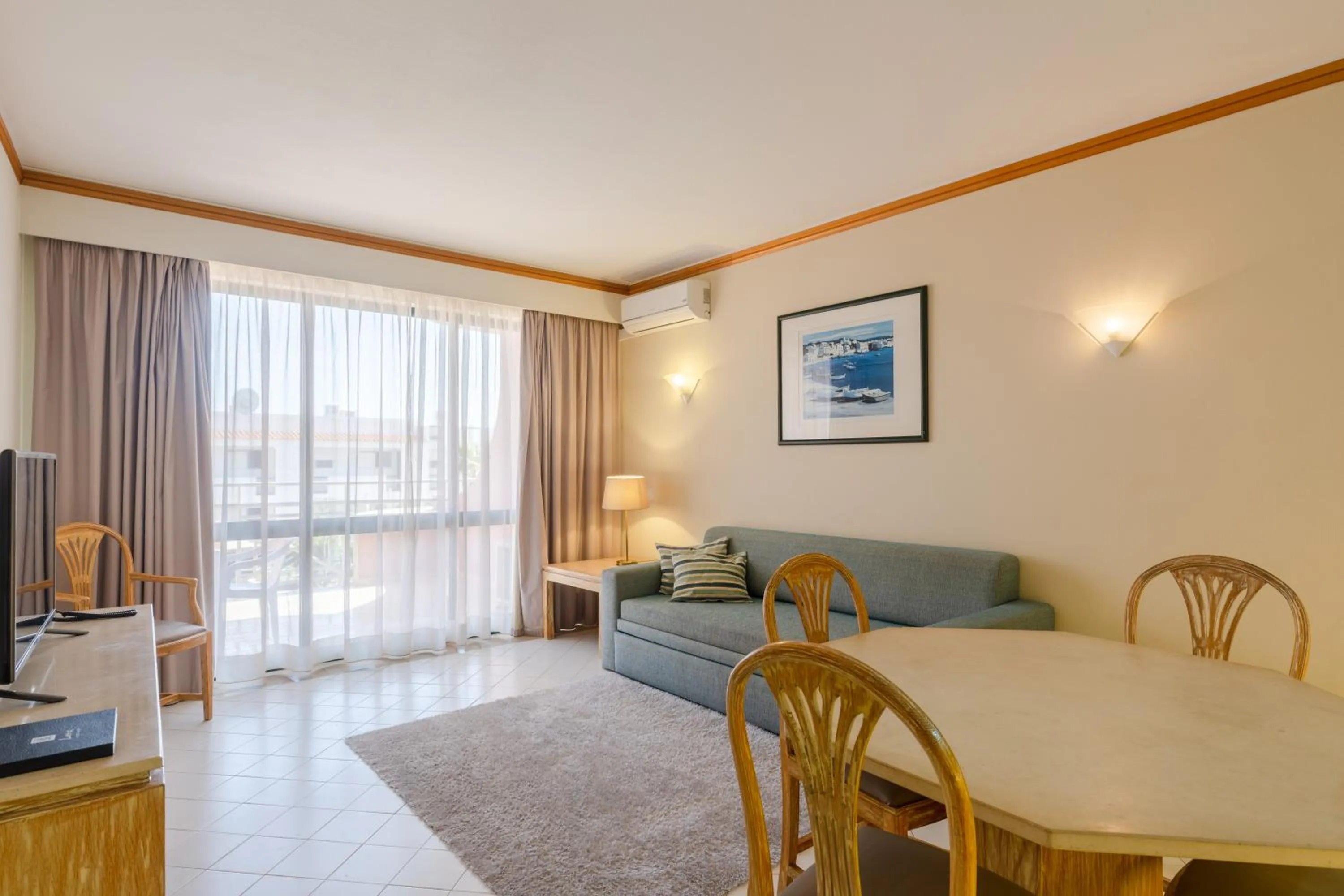 Living room in Luna Clube Oceano