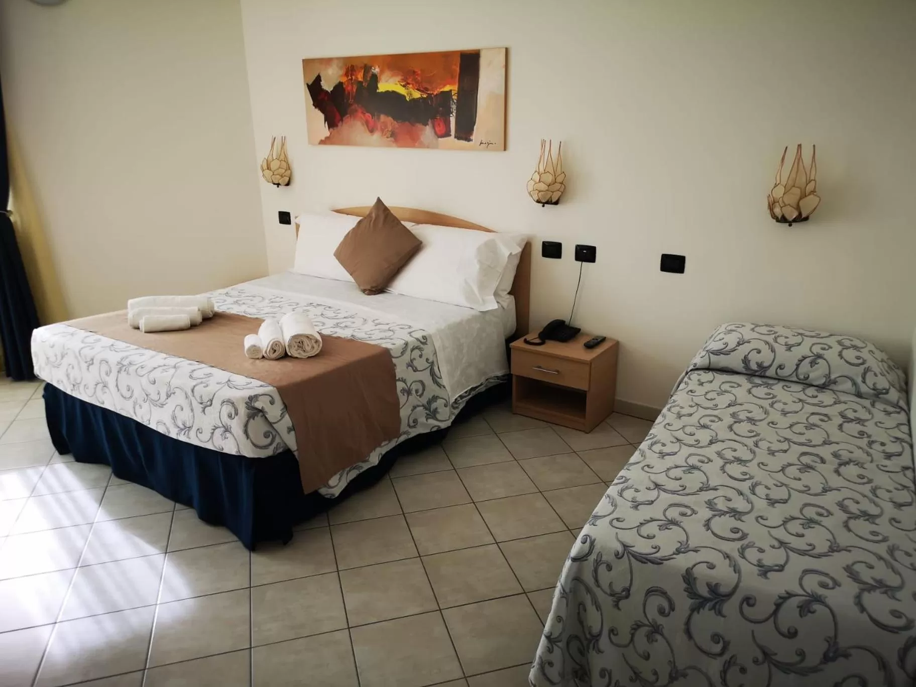 Bed in Hotel Profumo Di Mare