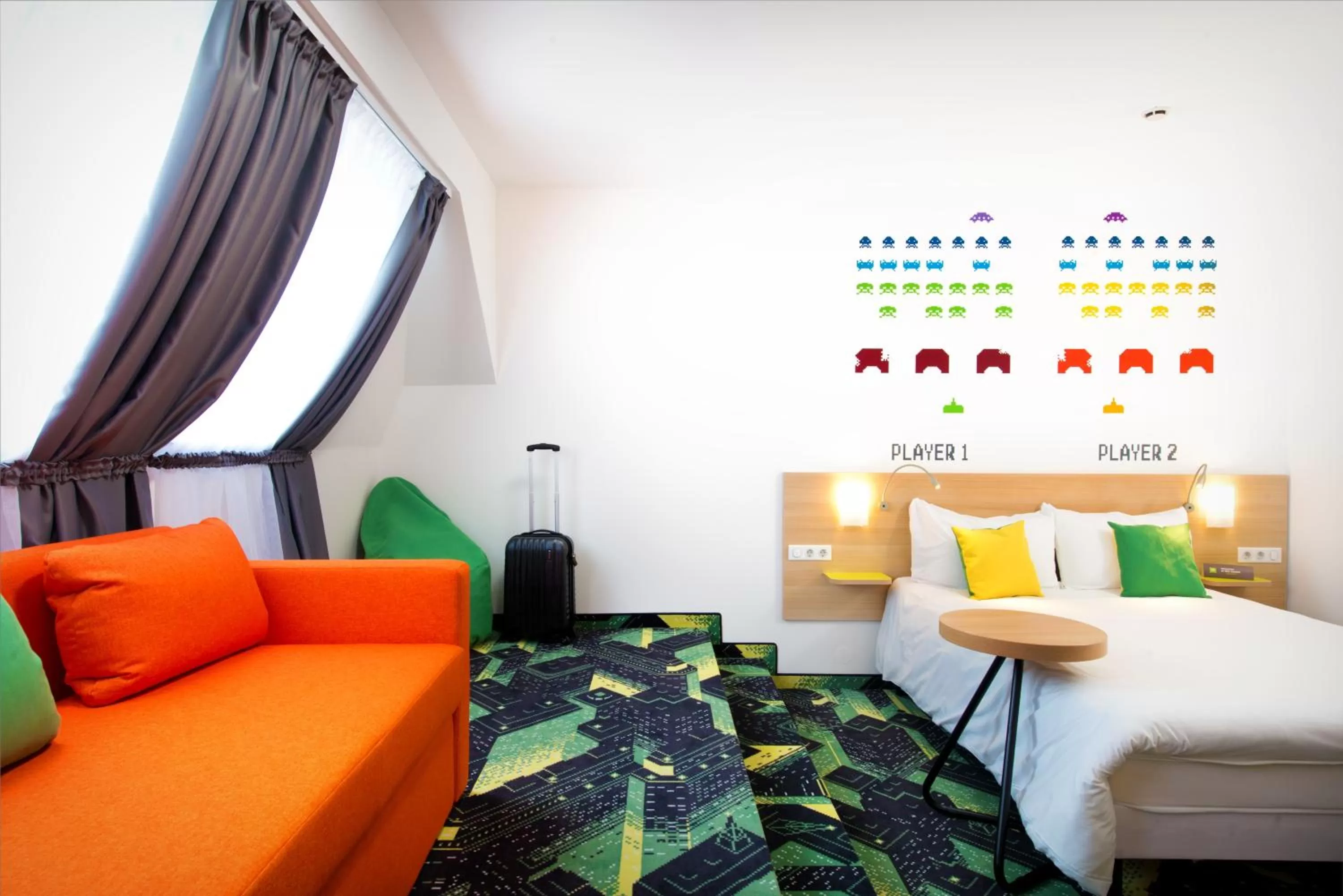 Bed in Ibis Styles Budapest Center