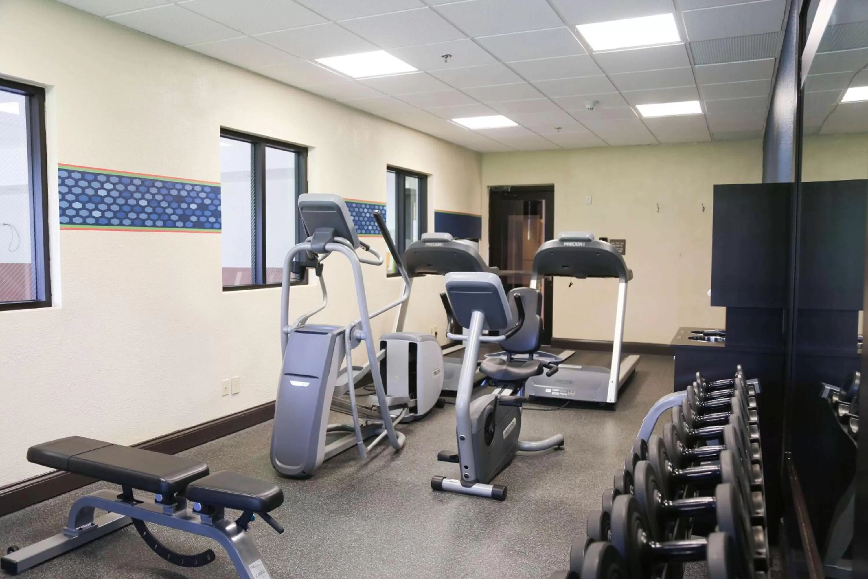 Fitness centre/facilities in Hampton Inn Morehead