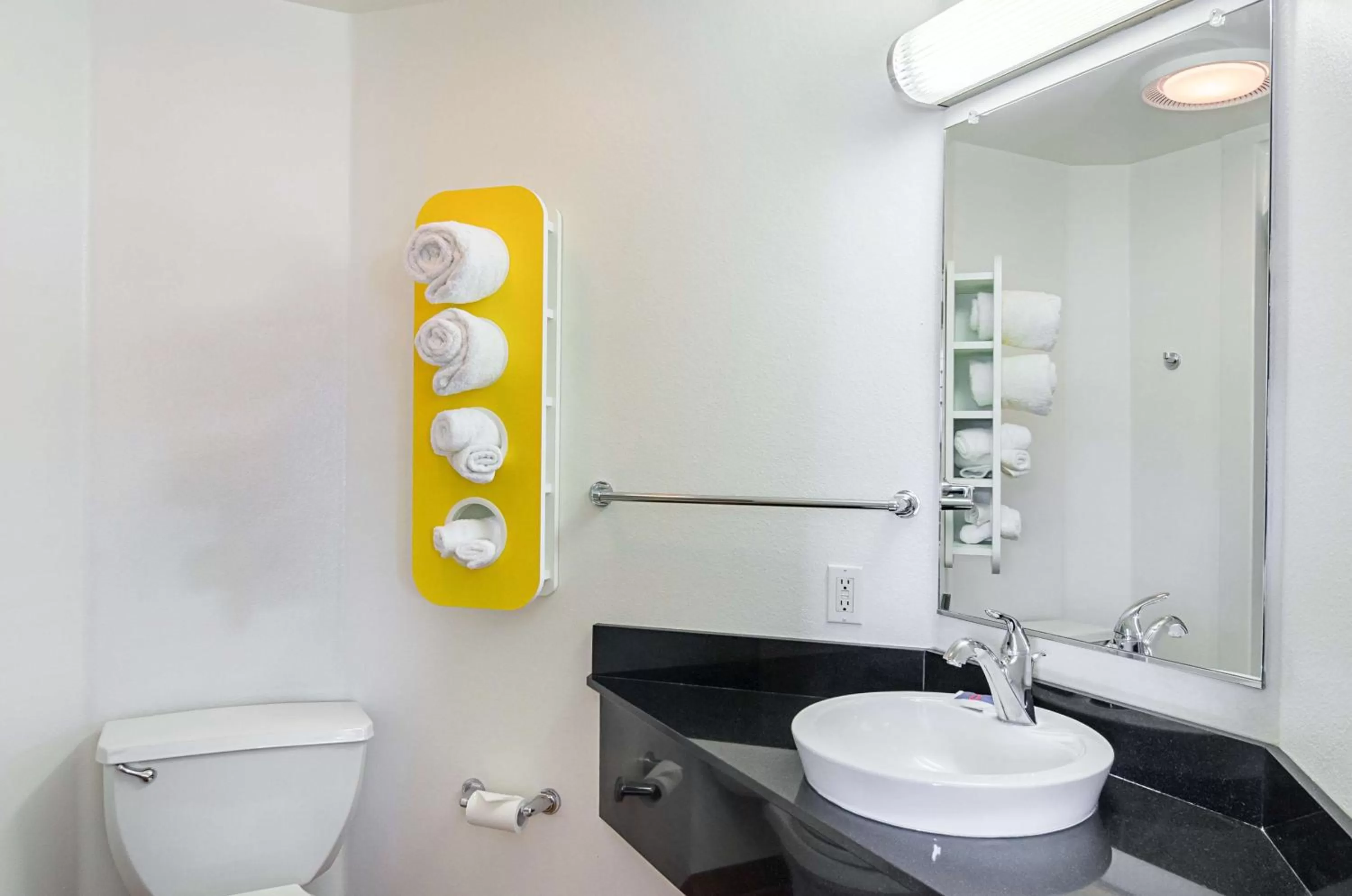 Toilet in Motel 6-Wheatland, WY