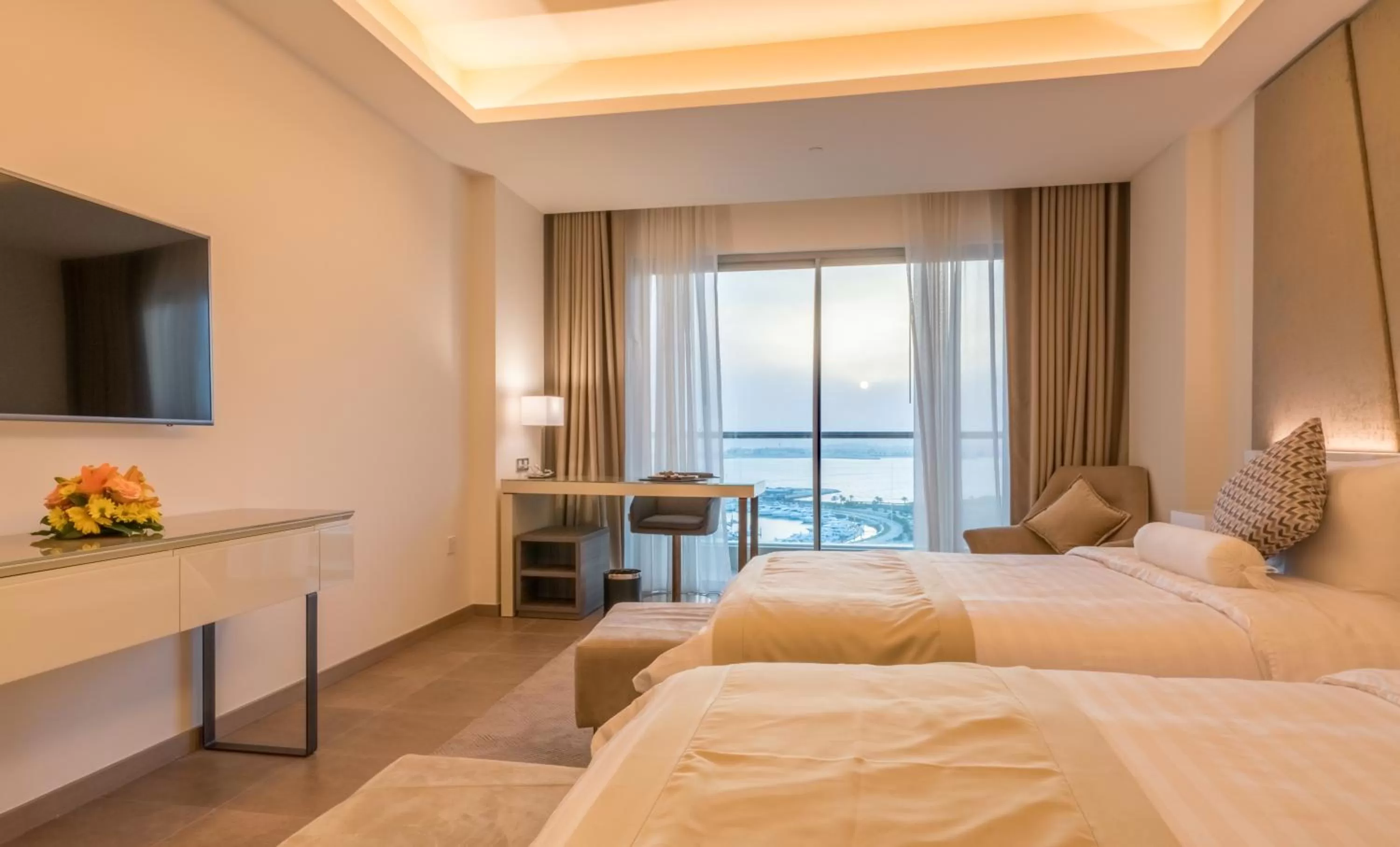 Premium Sea View Twin Room With Balcony in The Grove Hotel & Conference Centre Bahrain