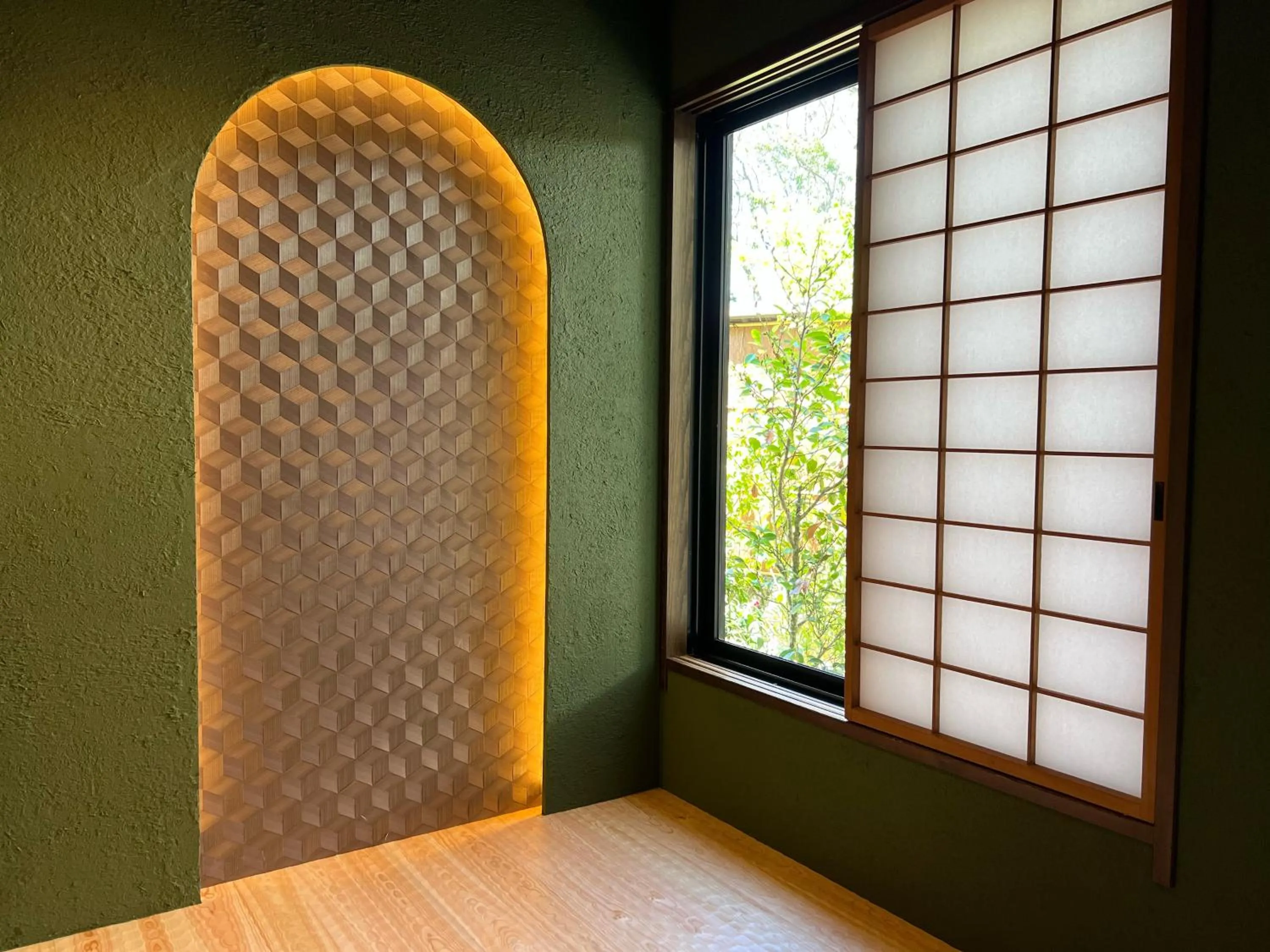 Photo of the whole room, Bed in Hagi No Yado Tomoe