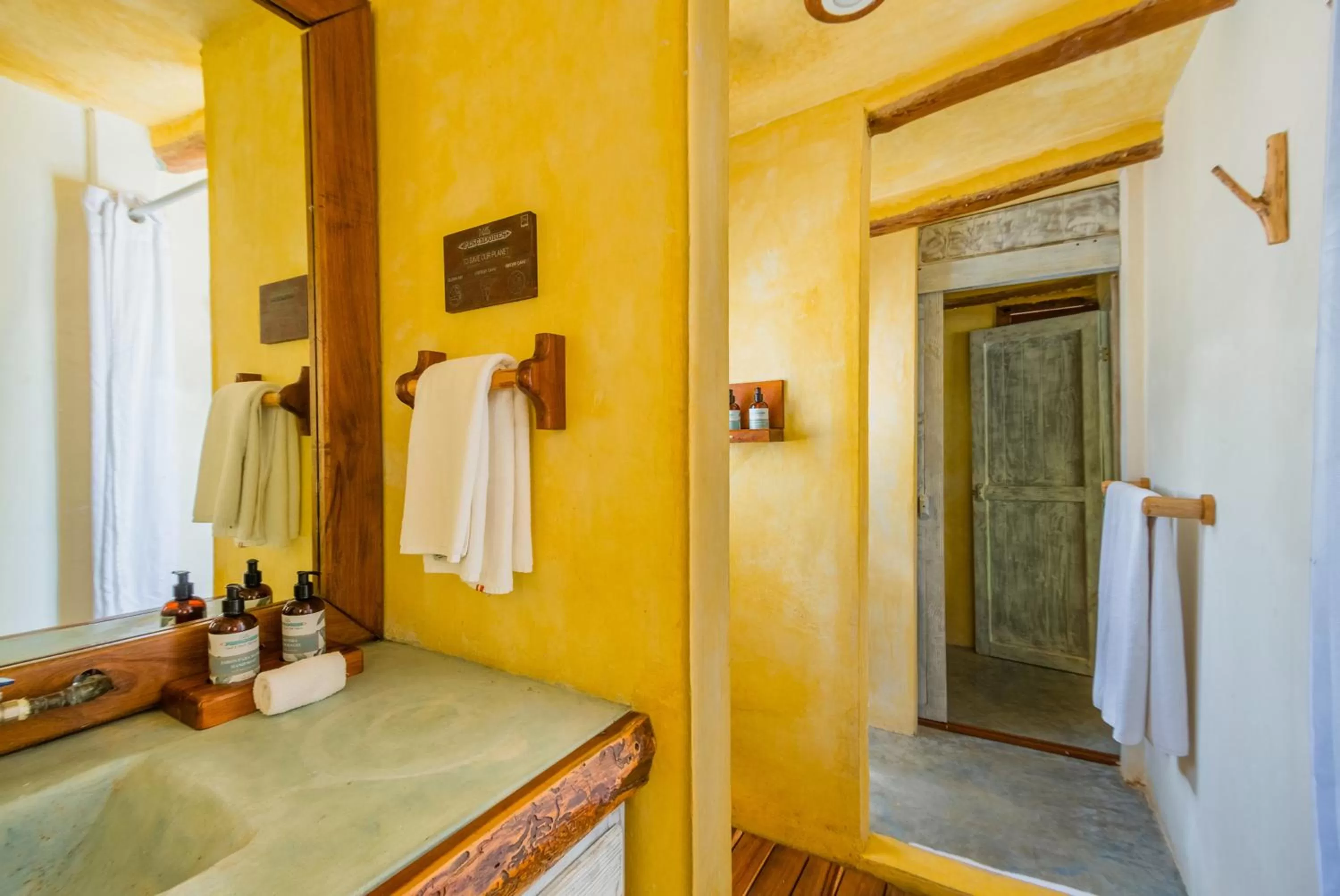 Bathroom in Villa Pescadores Tulum-Beachfront hotel by Ahau Collection