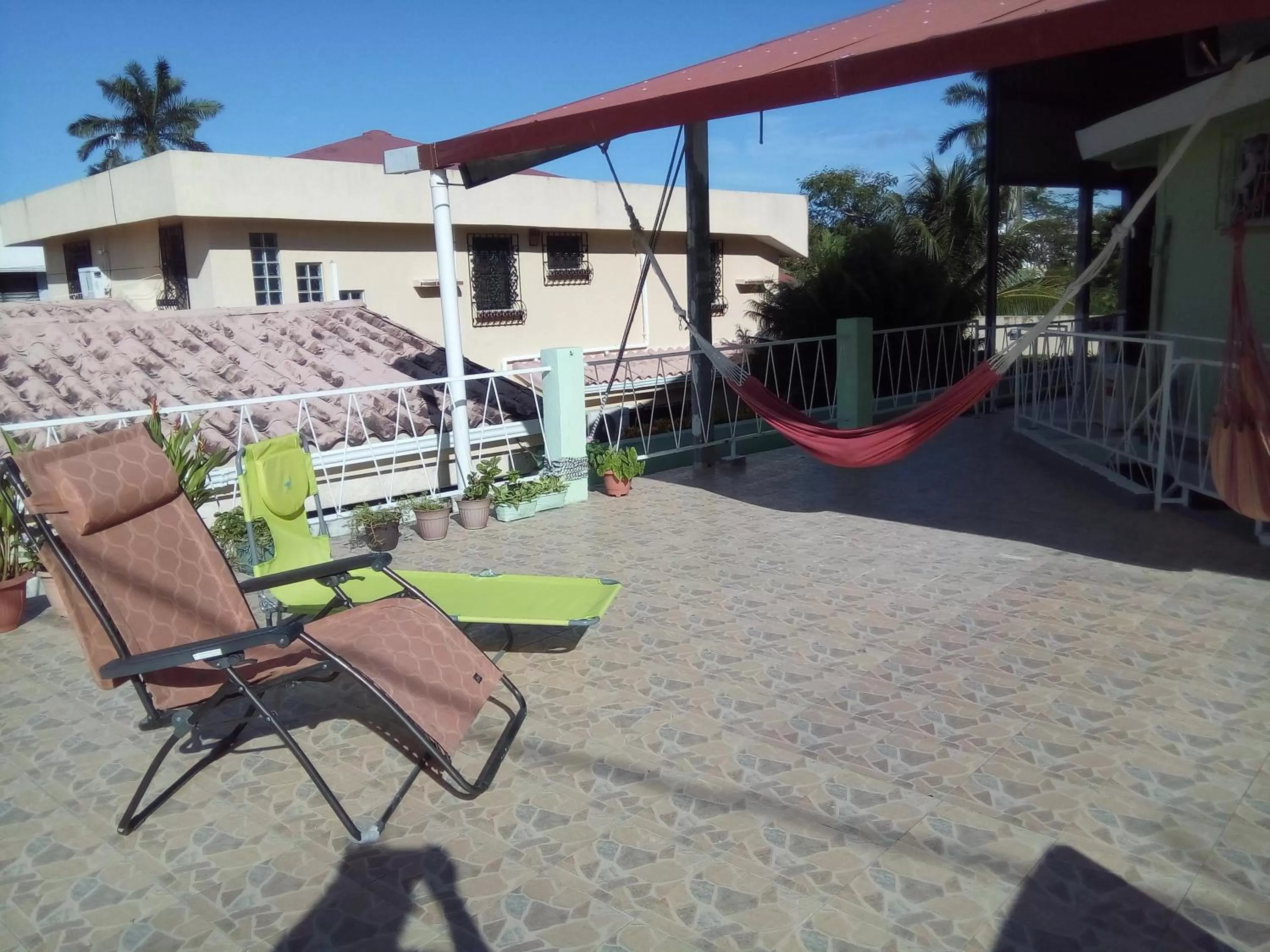 Balcony/Terrace in The Red Hut Inn