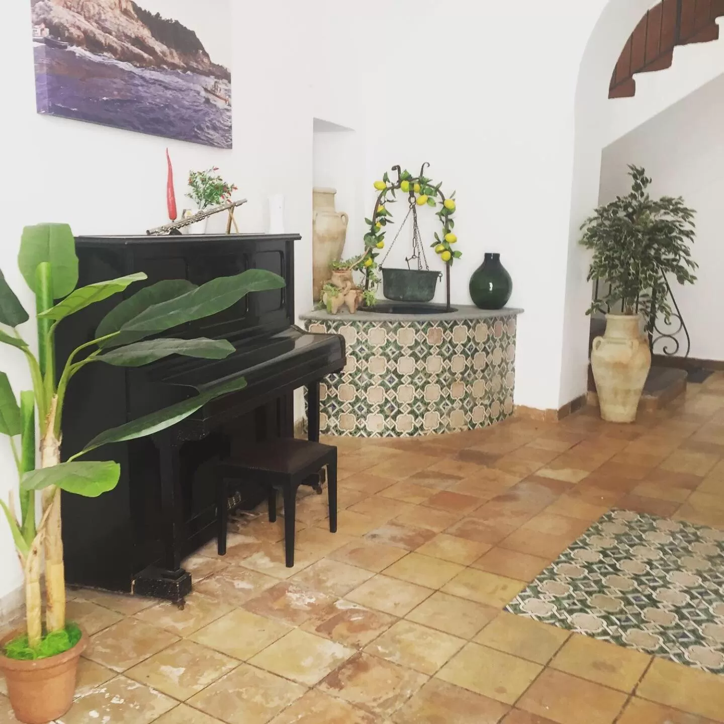 Decorative detail in Sorrento Penthouse Suites