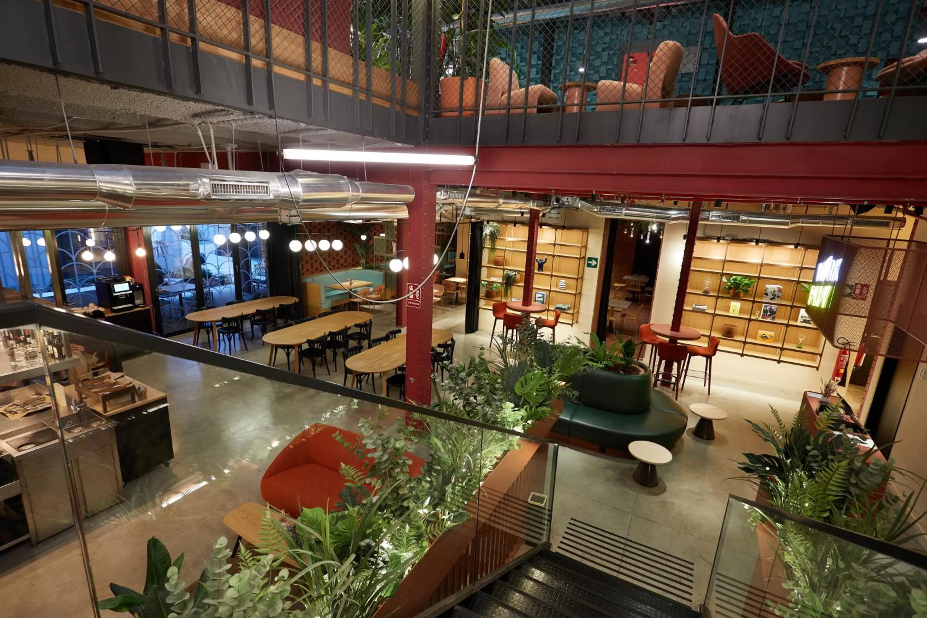 Restaurant/places to eat in The Social Hub Madrid