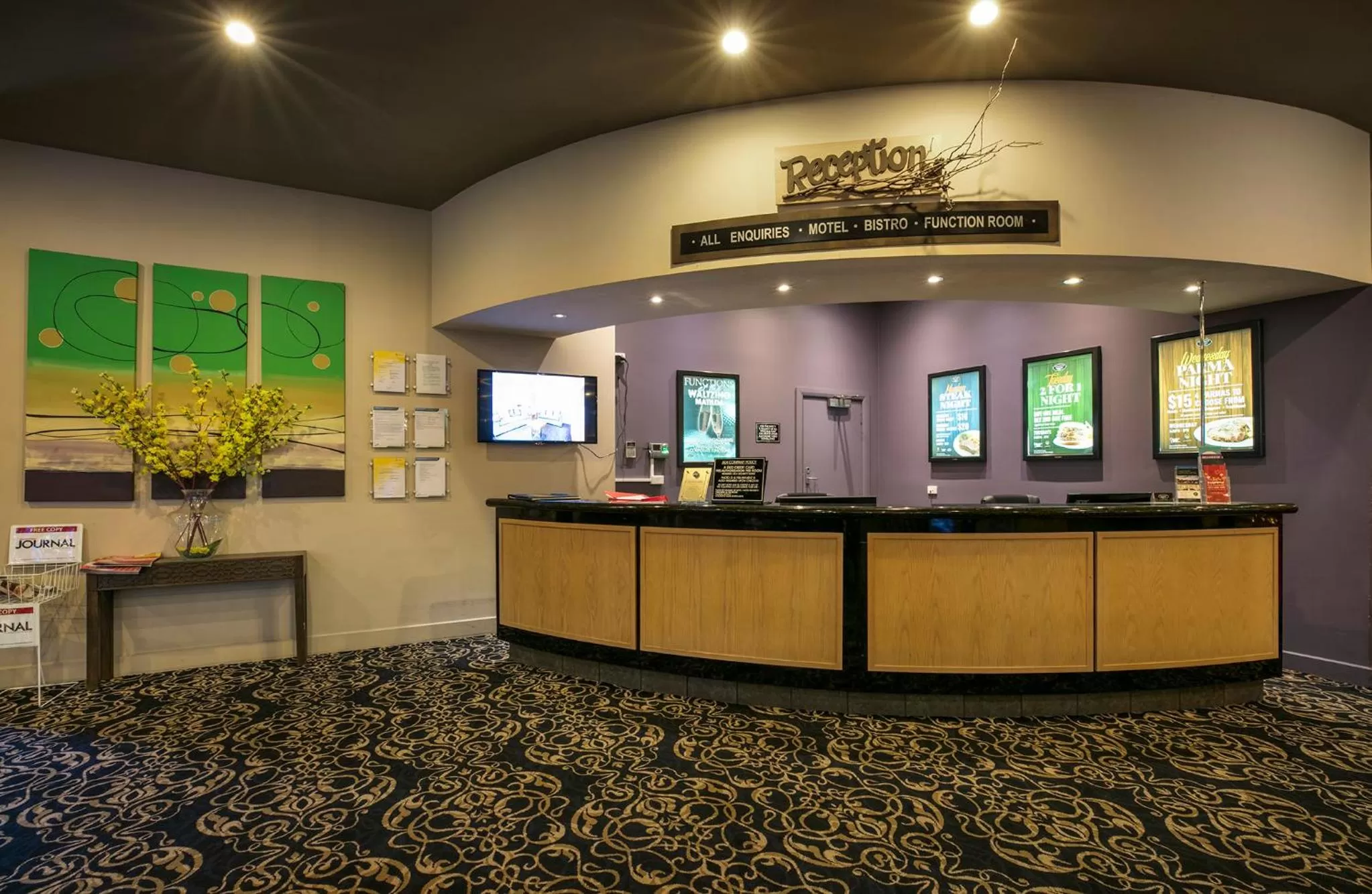 Lobby or reception in Nightcap at Waltzing Matilda Hotel