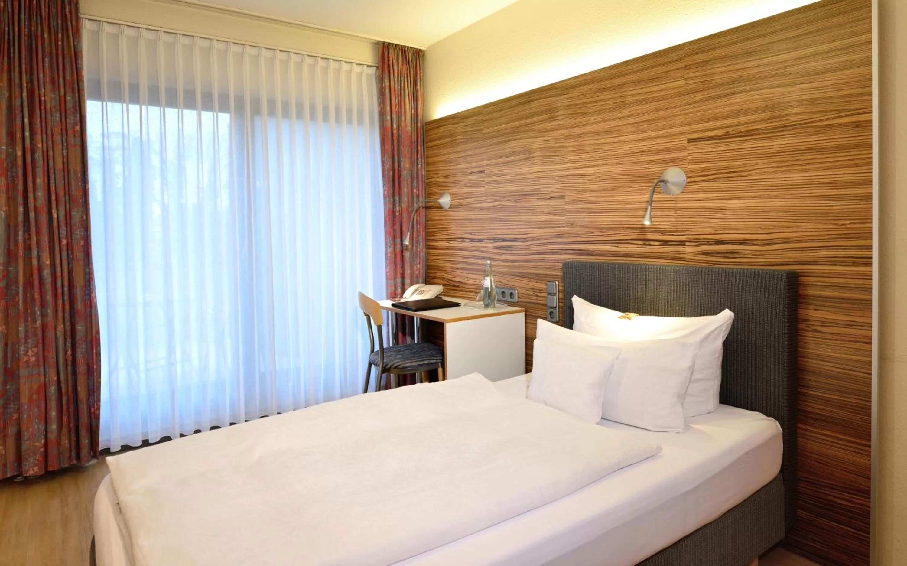 Photo of the whole room, Bed in Hotel & Wirtshaus Hansen