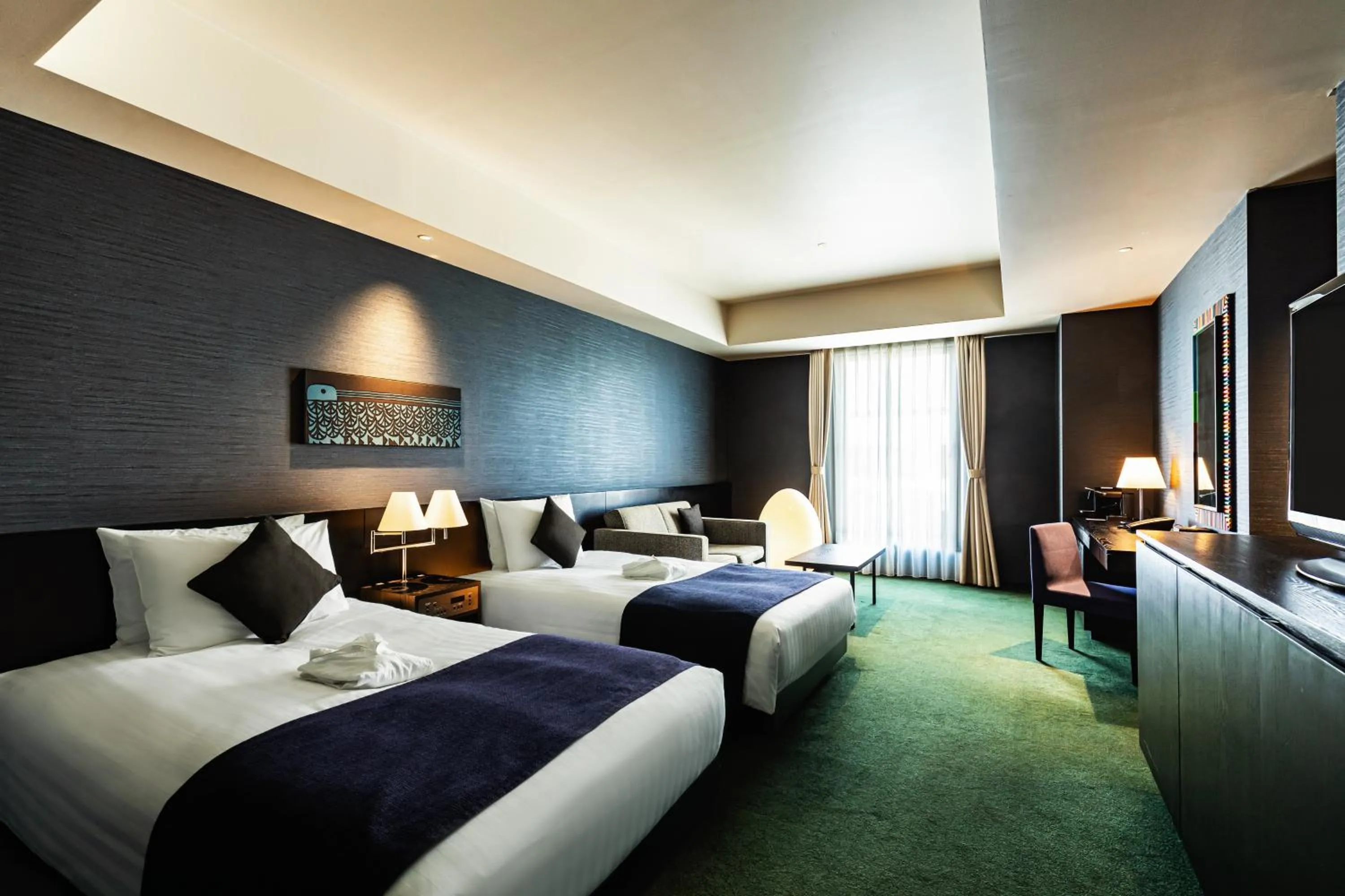 Photo of the whole room, Bed in The Gate Hotel Kaminarimon by Hulic