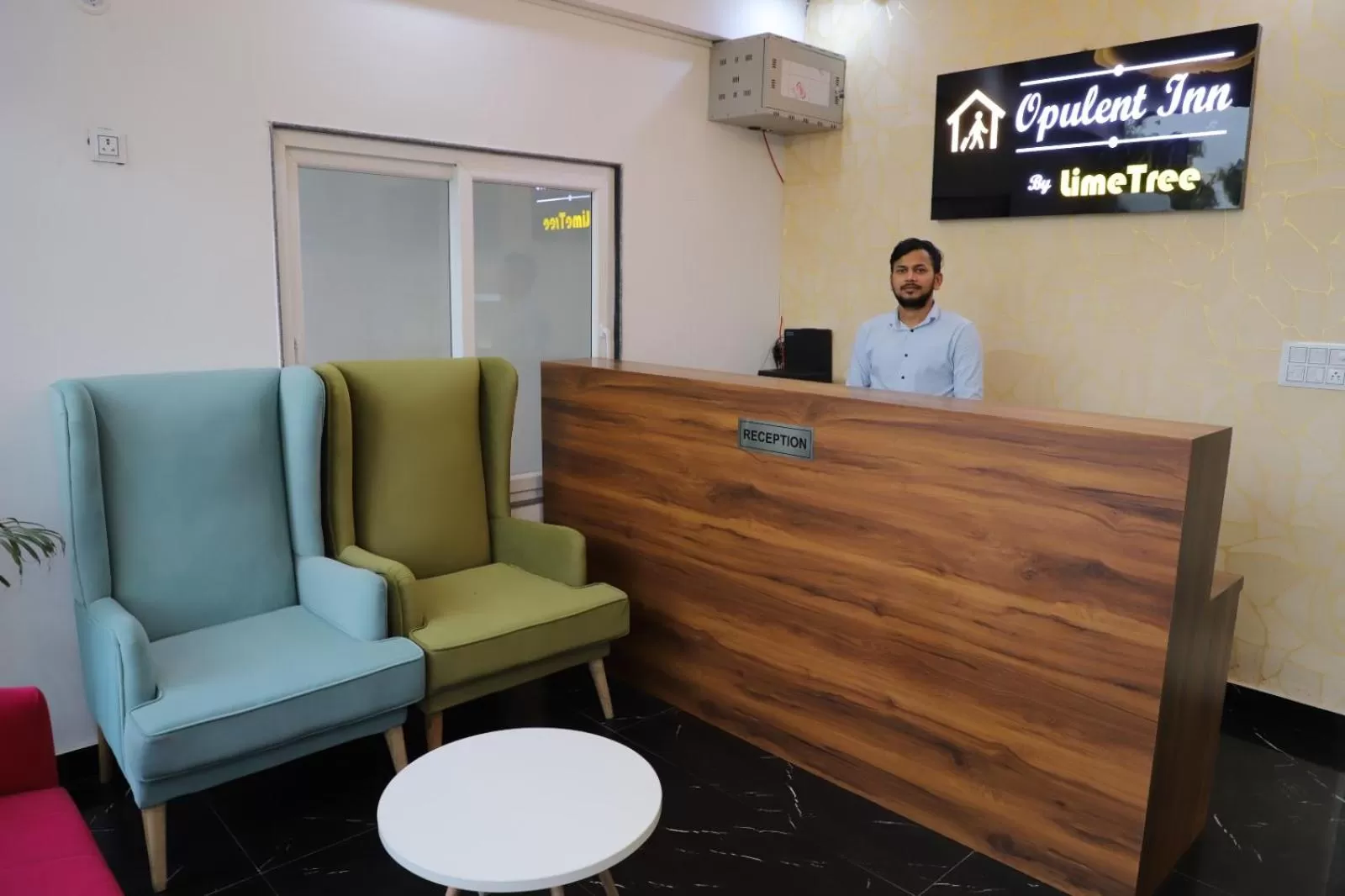 Property logo or sign, Lobby/Reception in Opulent Inn by Lime Tree Hotels