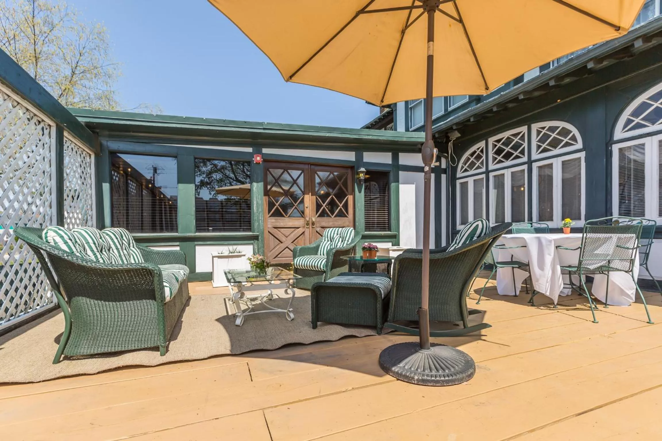 Patio in The Shaffner Inn