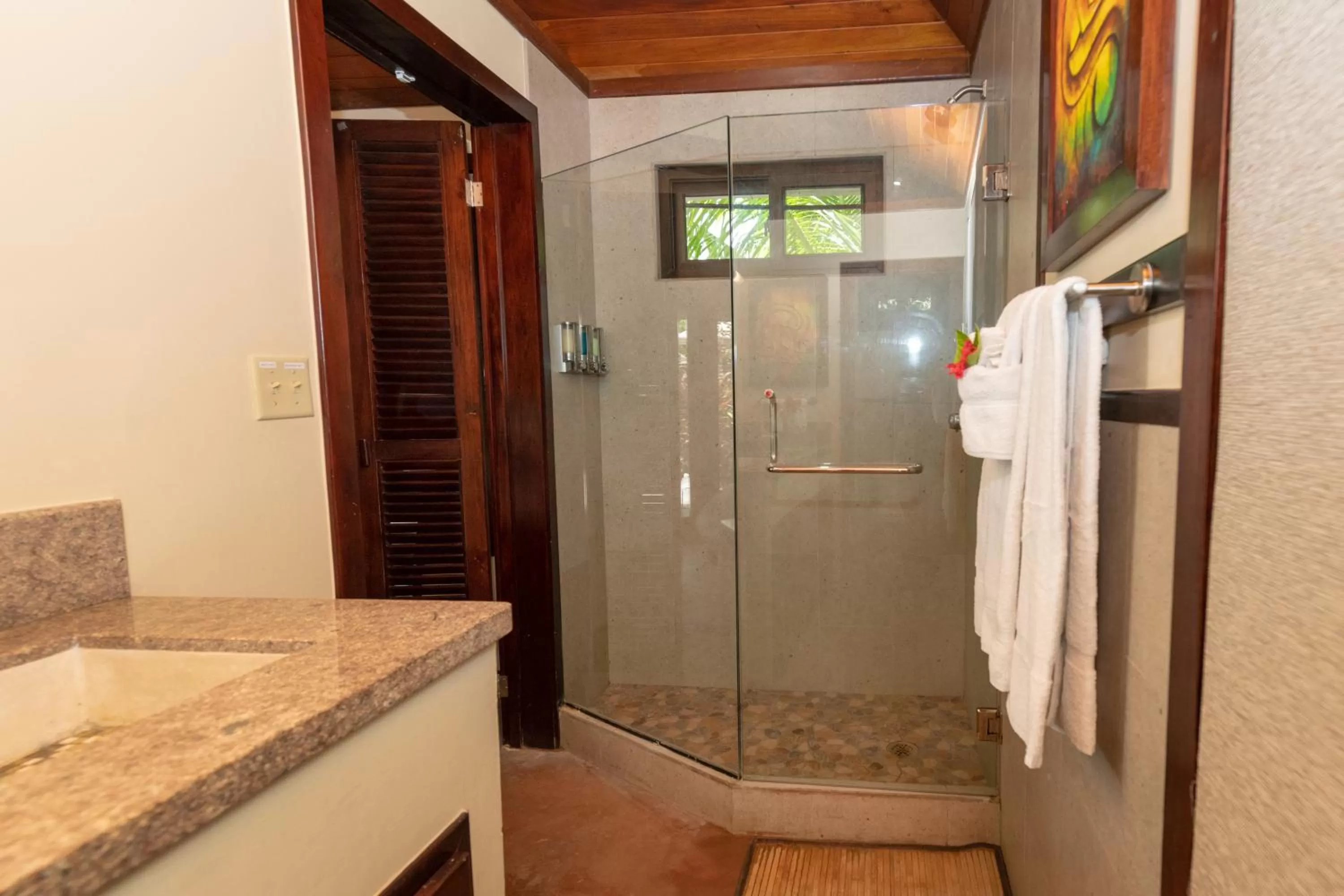Shower in PUR Boutique Cabanas, Adults Only