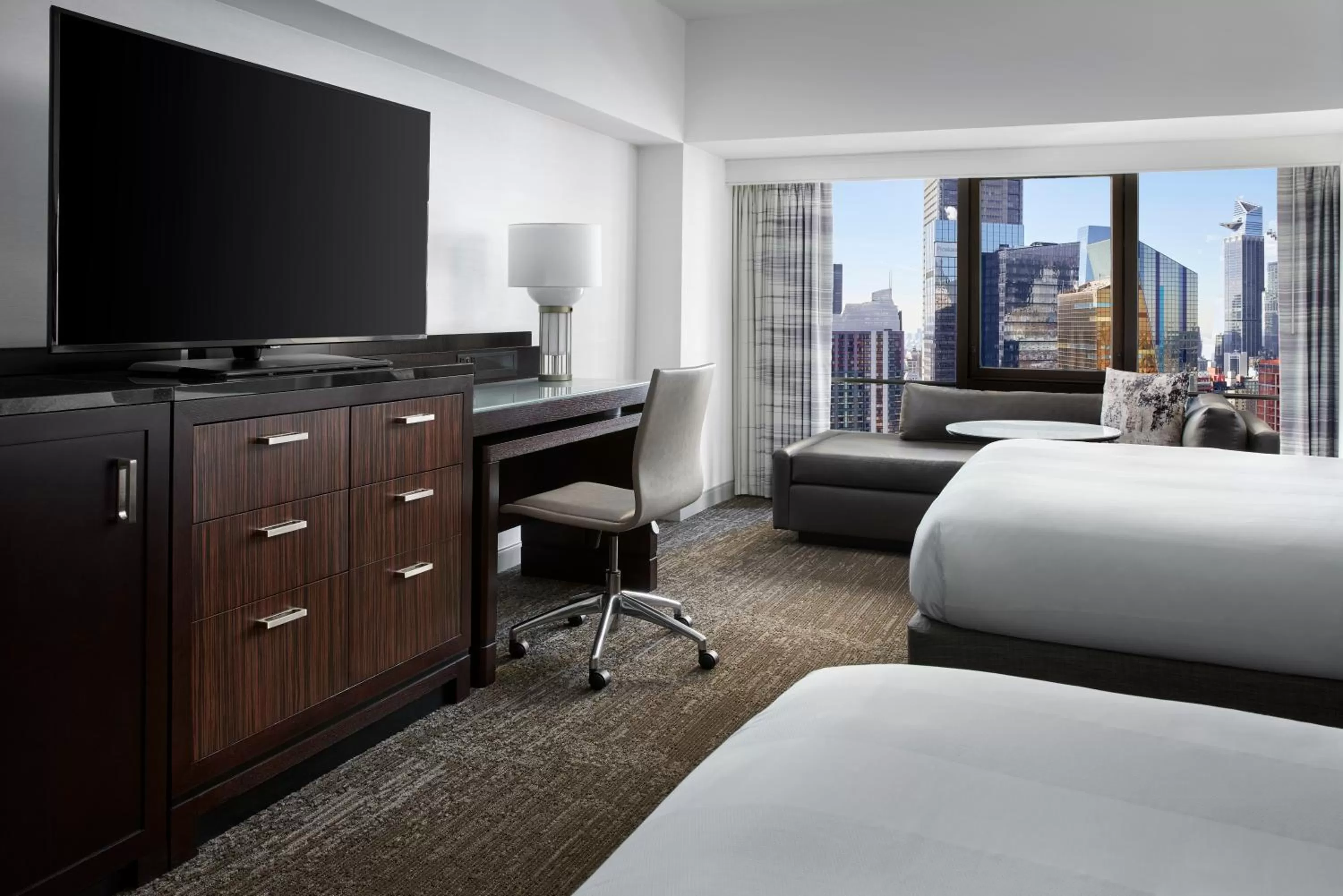Bedroom, Bed in New York Marriott Marquis