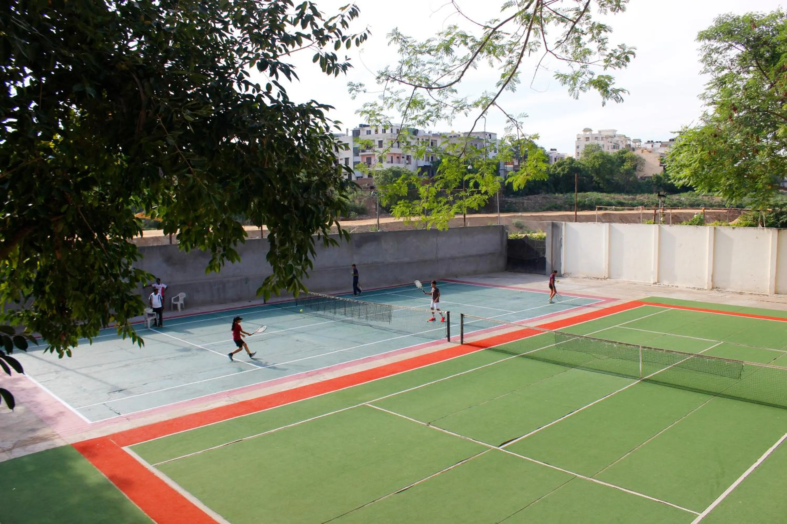Tennis court in The Byke Boutique - Hotel Grassfield, Jaipur