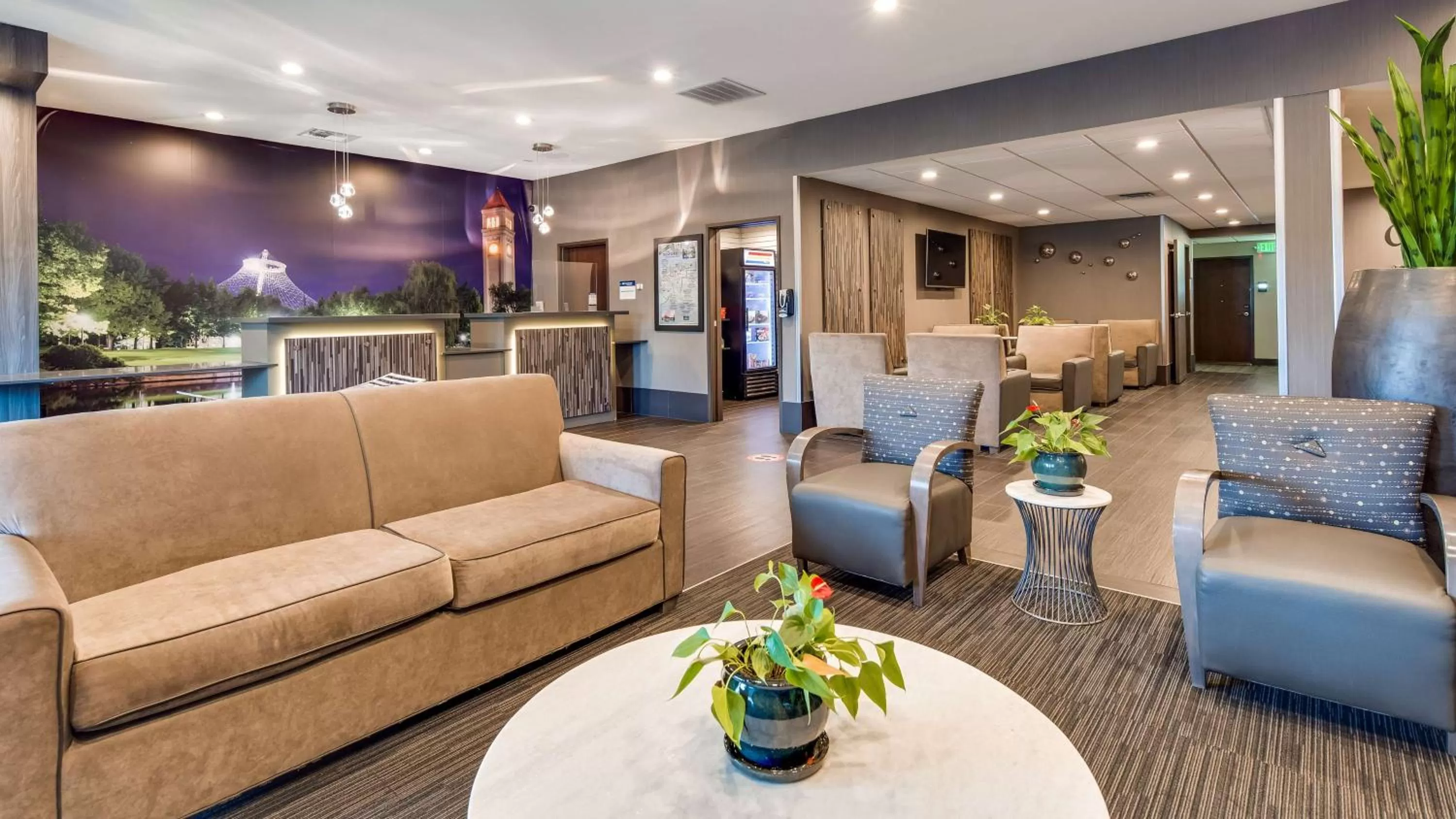 Lobby or reception in Best Western Plus Spokane North