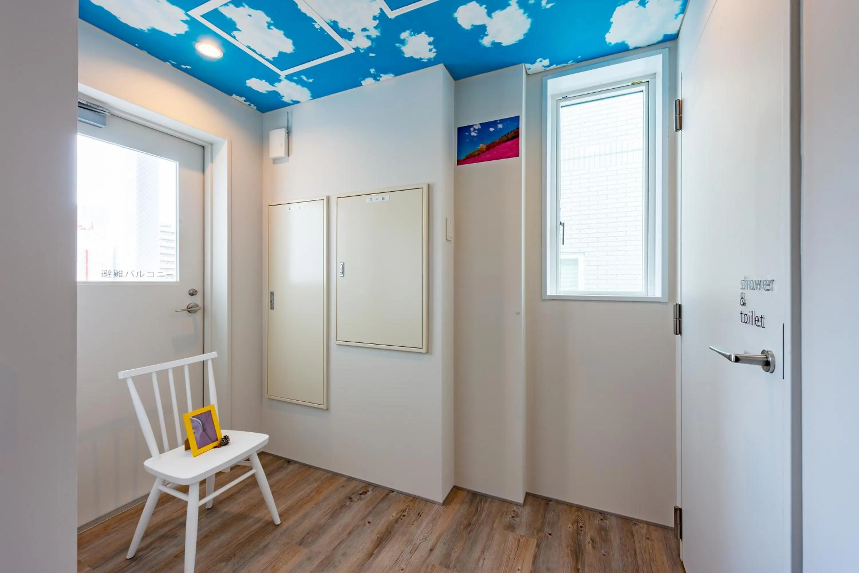 Decorative detail in plat hostel keikyu sapporo sky