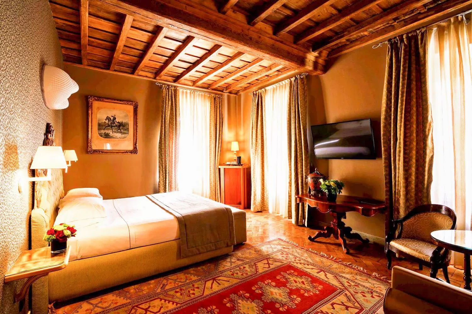 Bed in Hotel Valadier