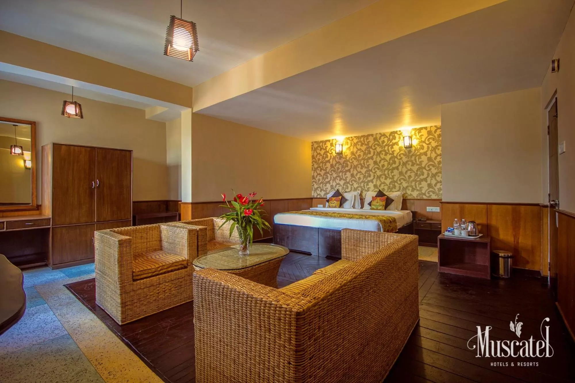 Seating Area in Muscatel Delamare - 200 Mts from MG Marg