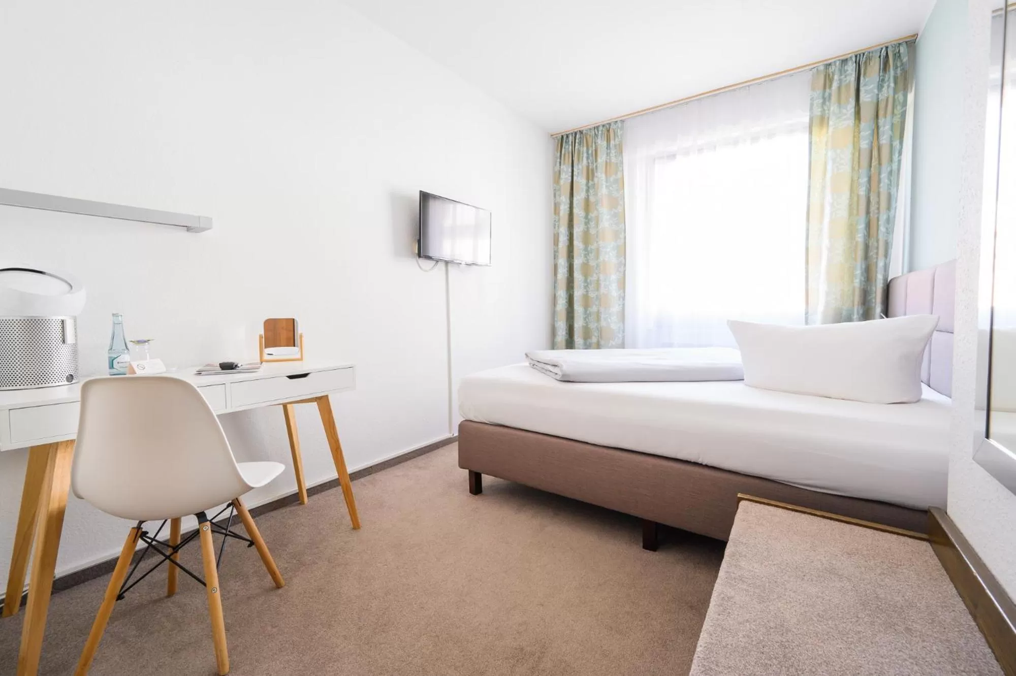 Bed in Hotel Kaspar Garni