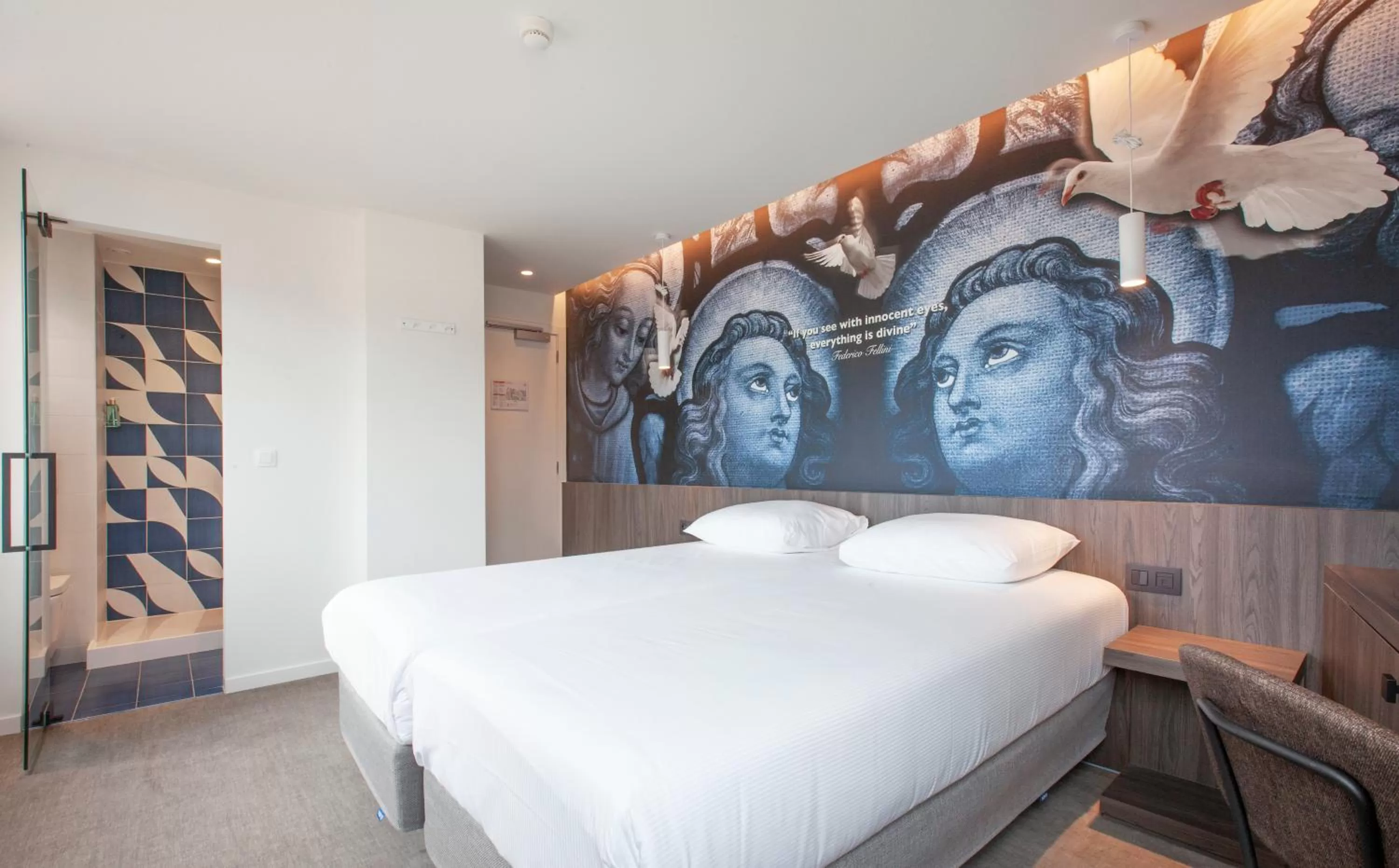 Bed in Hotel The Shepherd