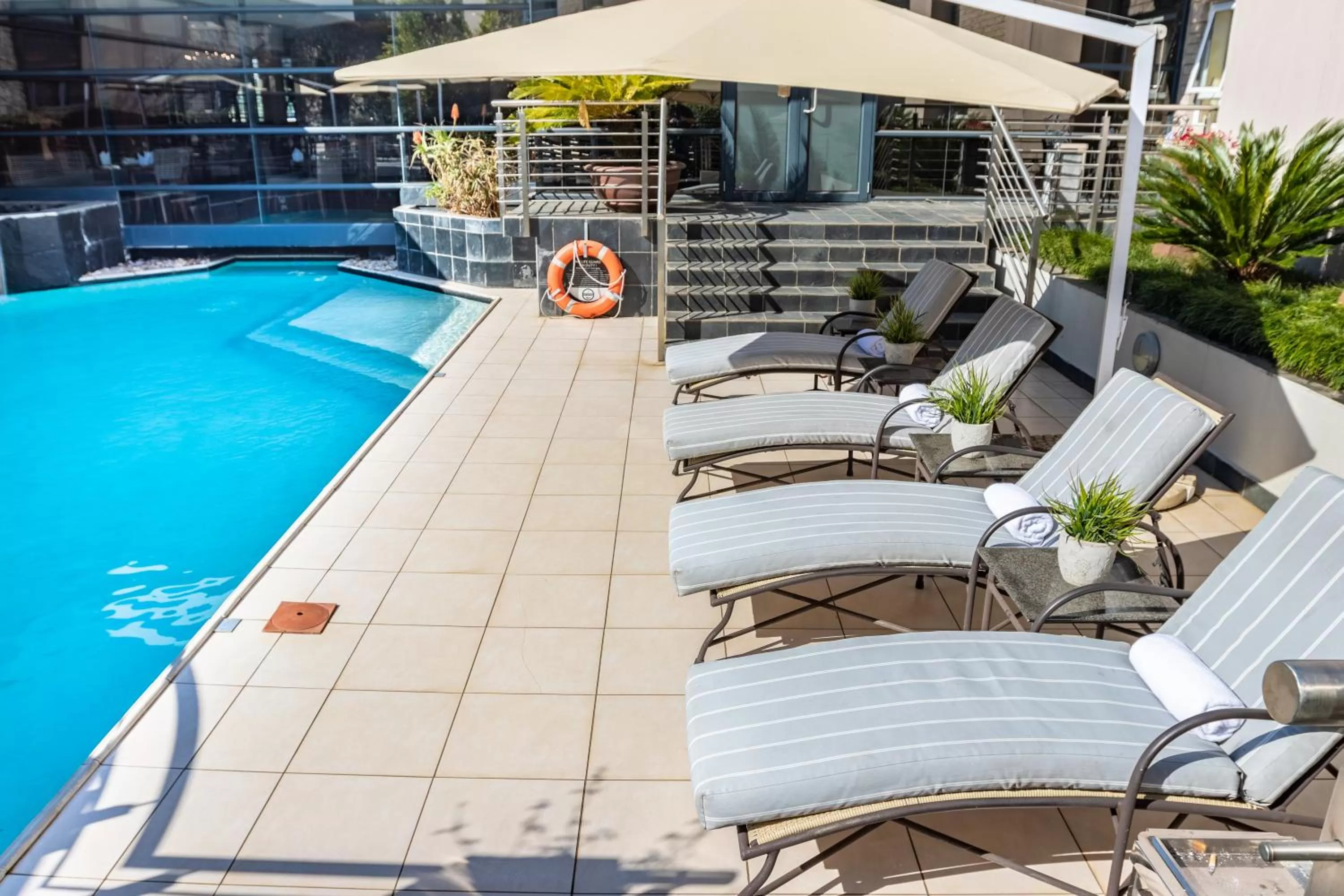 Balcony/Terrace in City Lodge Hotel Johannesburg Airport, Barbara Road