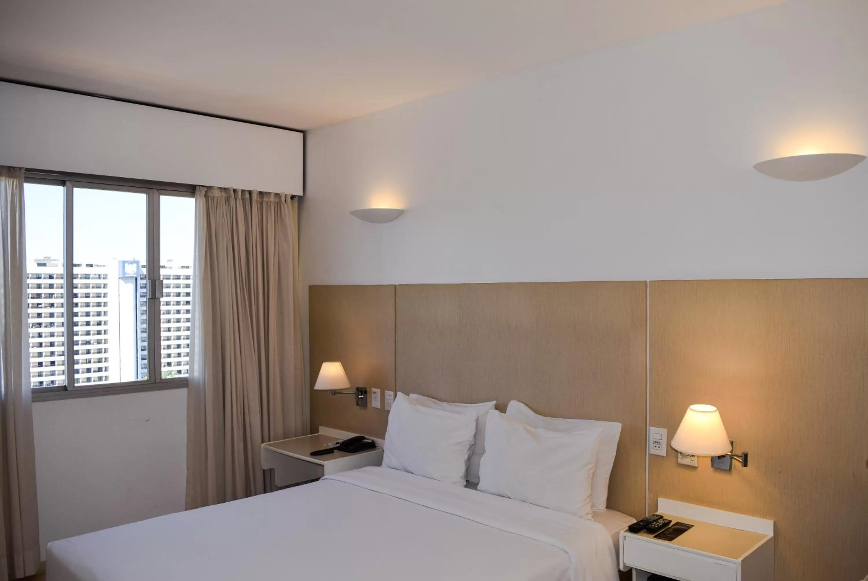 Decorative detail, Bed in América Bittar Hotel