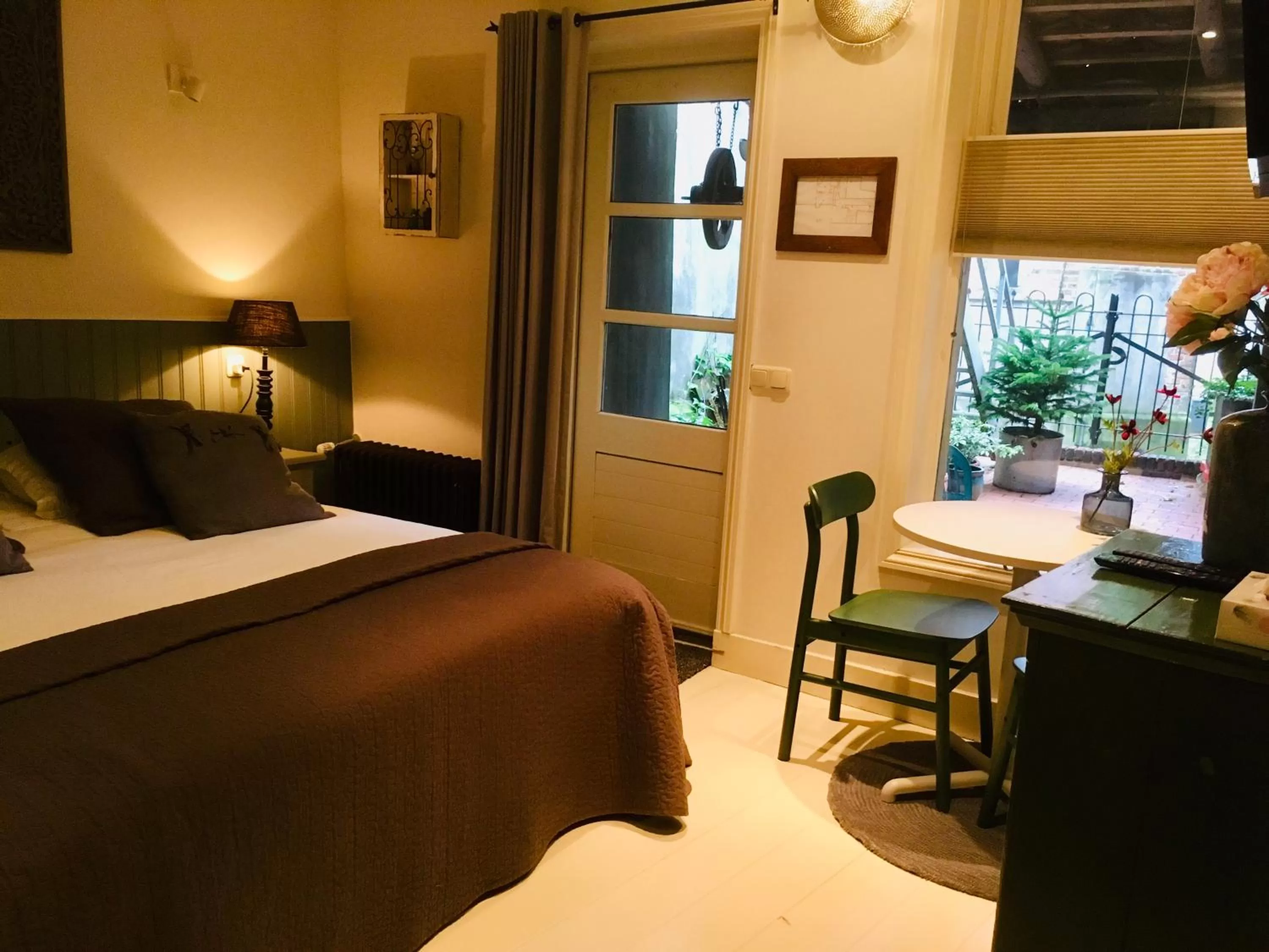 Patio, Bed in De Stadsboerderij