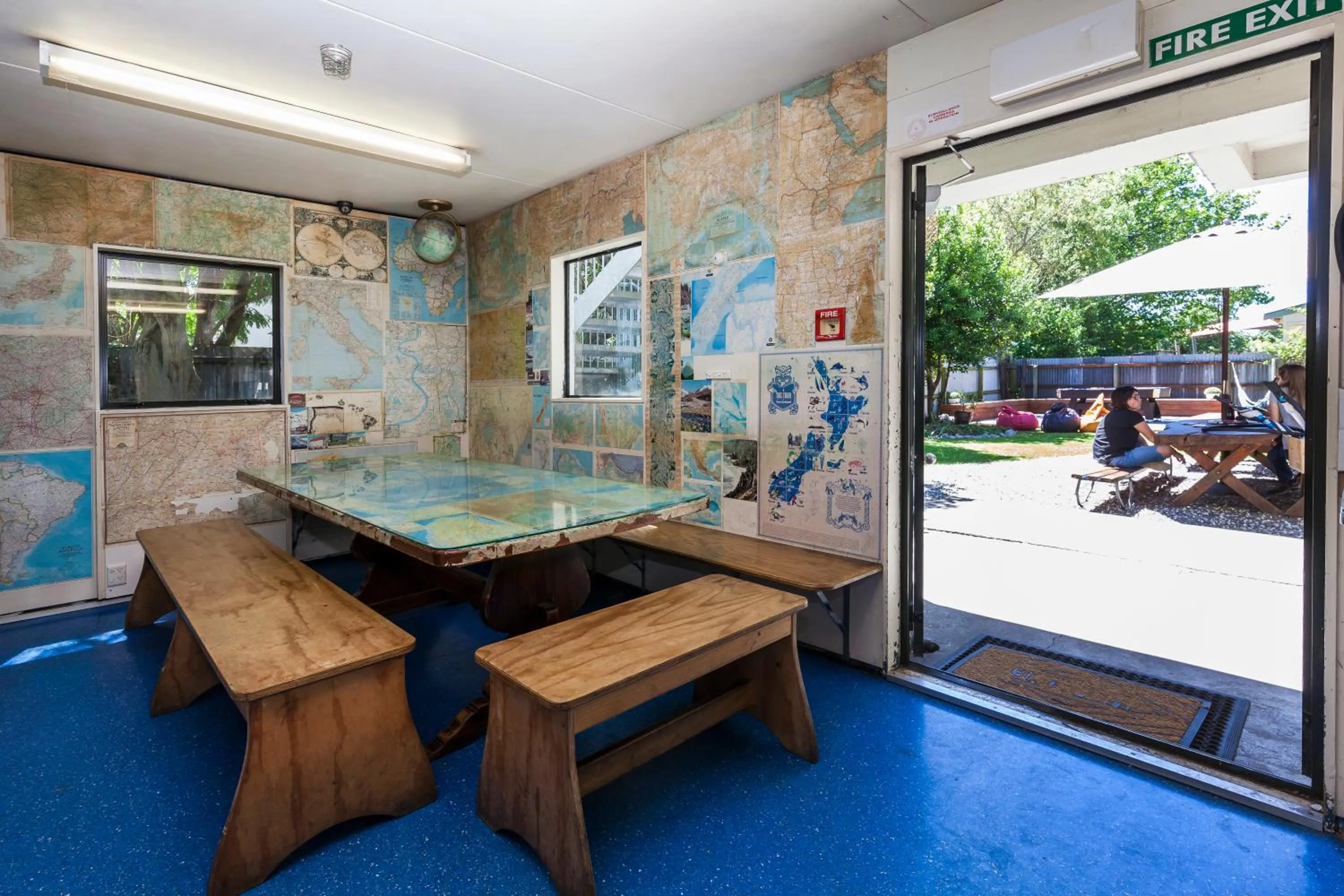 Dinner in Around The World Backpackers