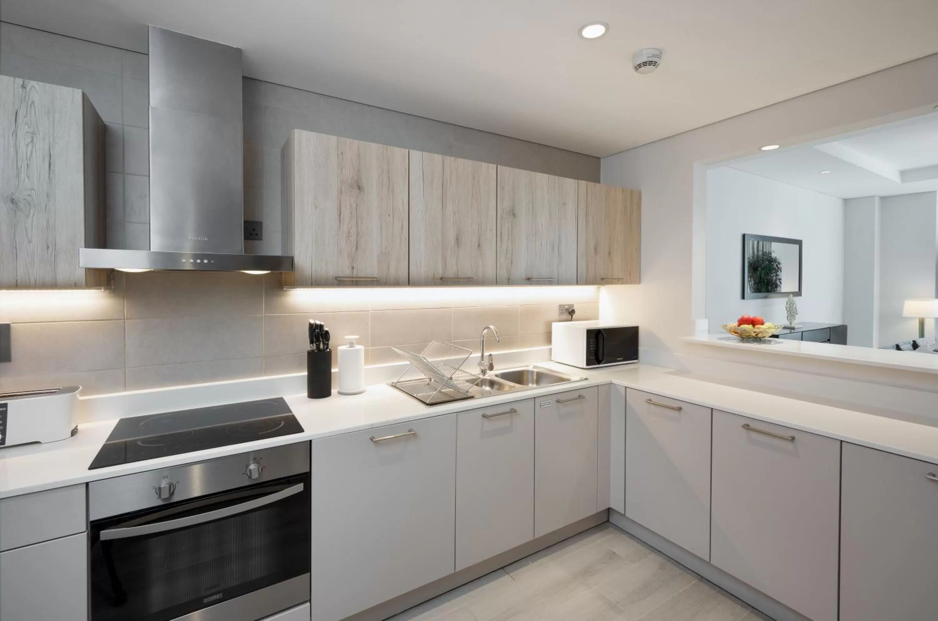 Kitchen or kitchenette in Centara West Bay Hotel & Residences Doha