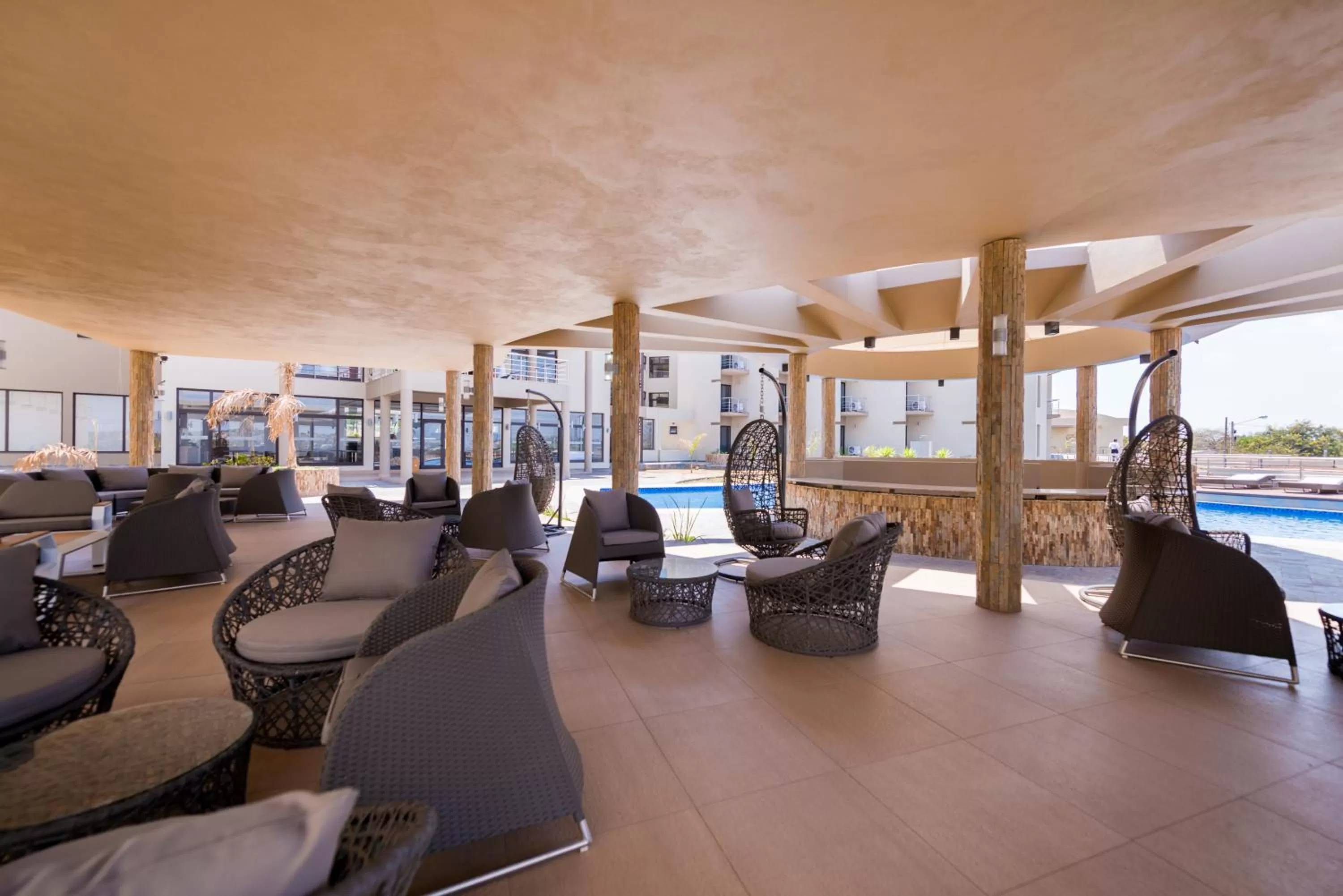 Communal lounge/ TV room in Hotel Vip Executive Tete