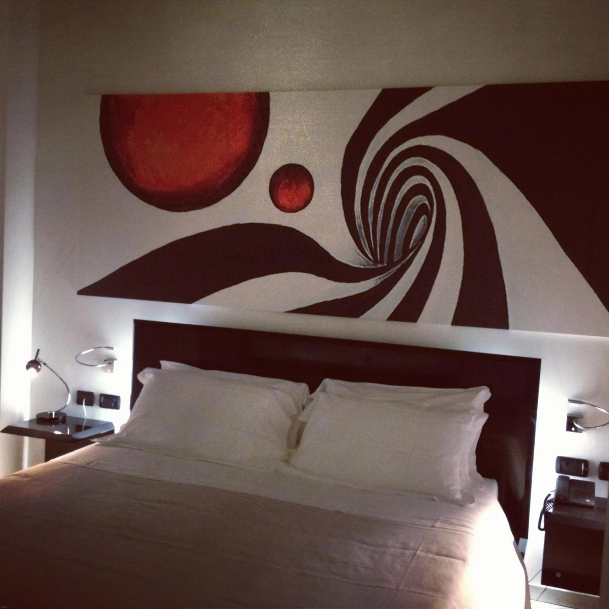 Bed in Amatì Design Green Hotel