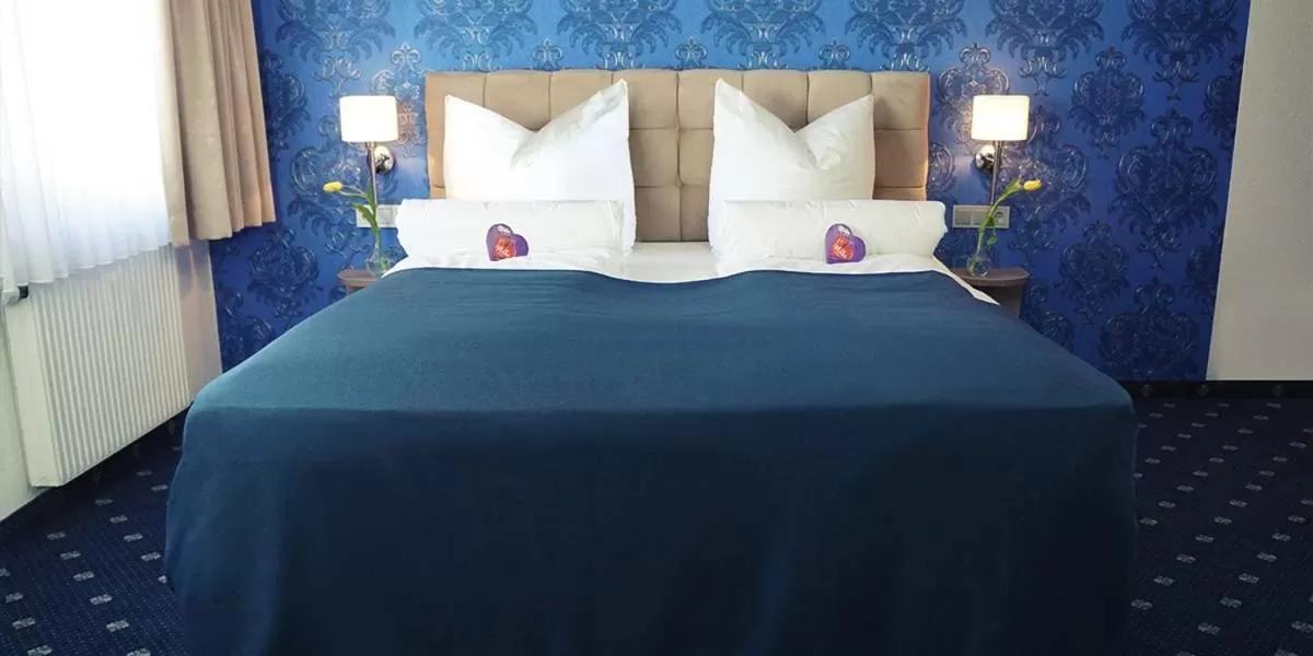 Bed in Arthotel Nagold