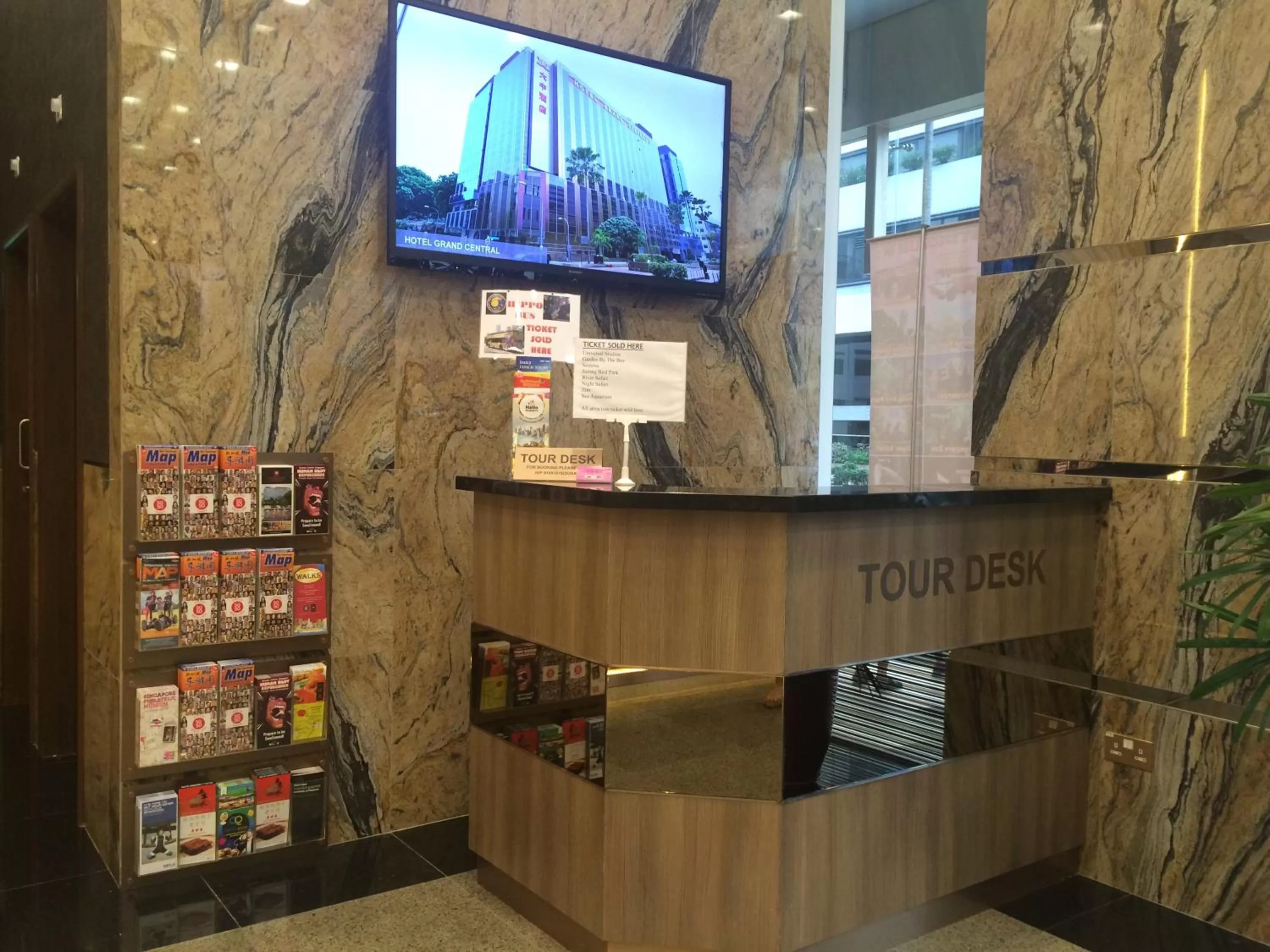 TV and multimedia in Hotel Grand Central