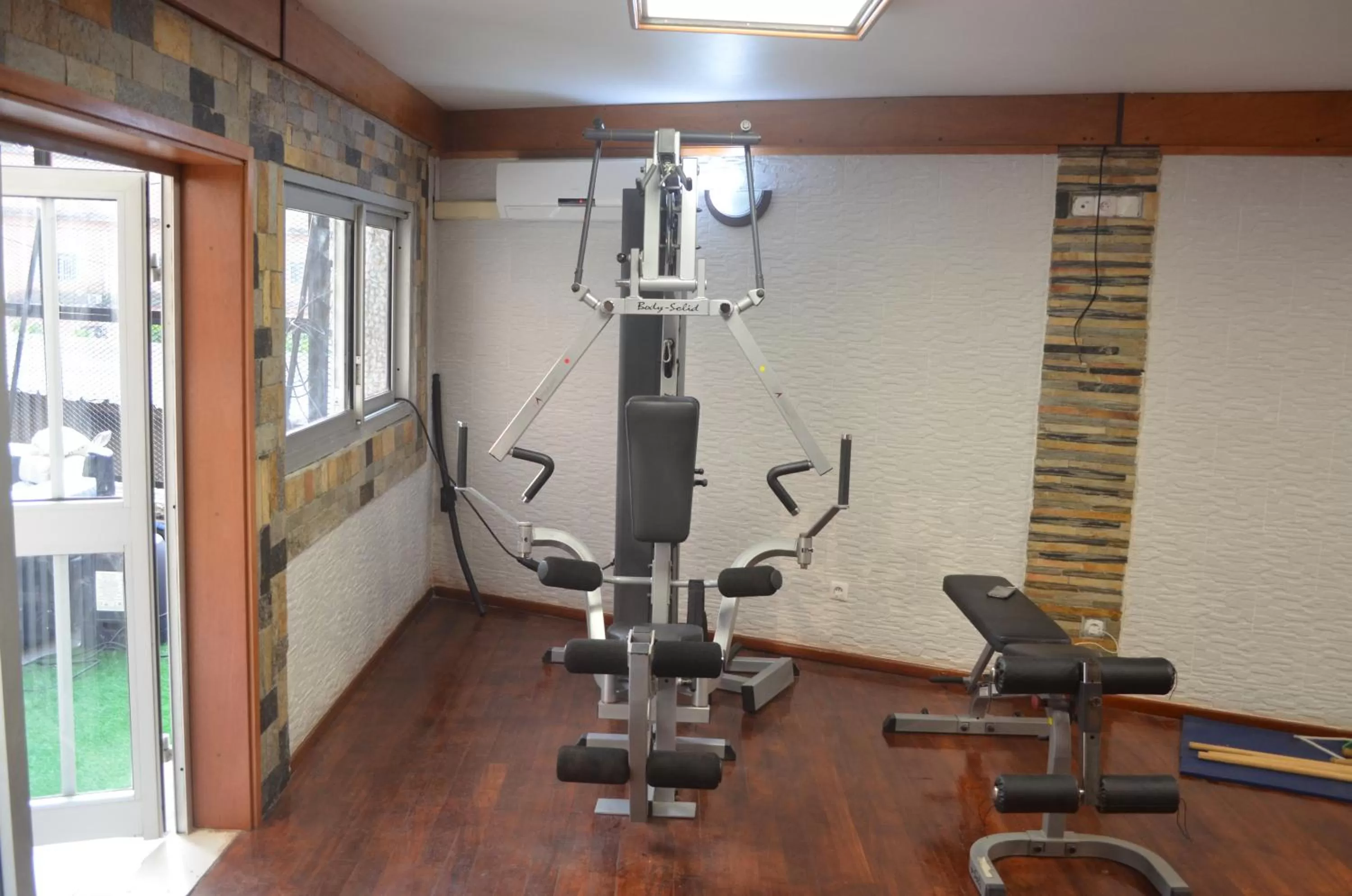 Fitness centre/facilities in Hotel Résidence La Falaise
