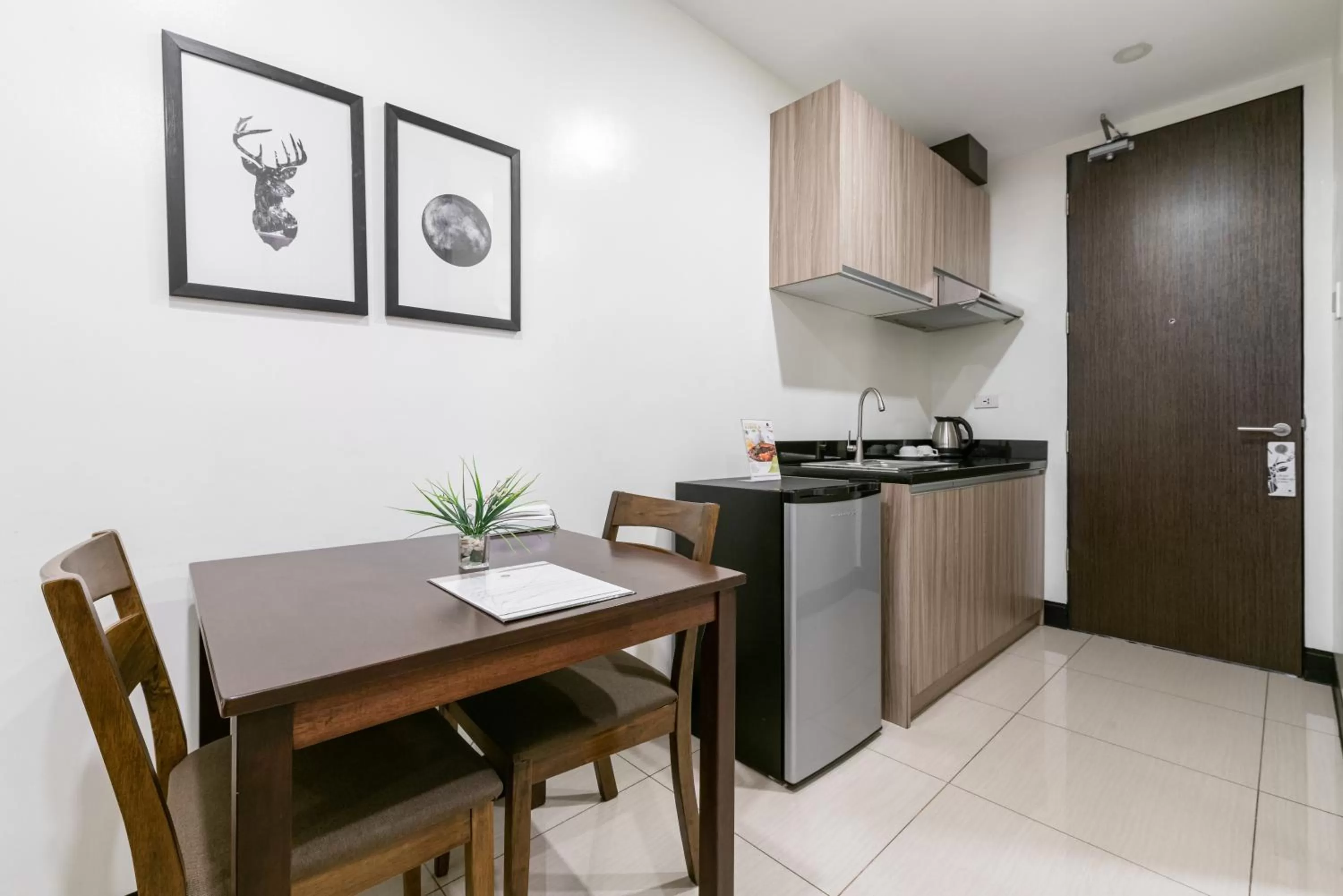 Dining area in Artemis Place Makati Hotel