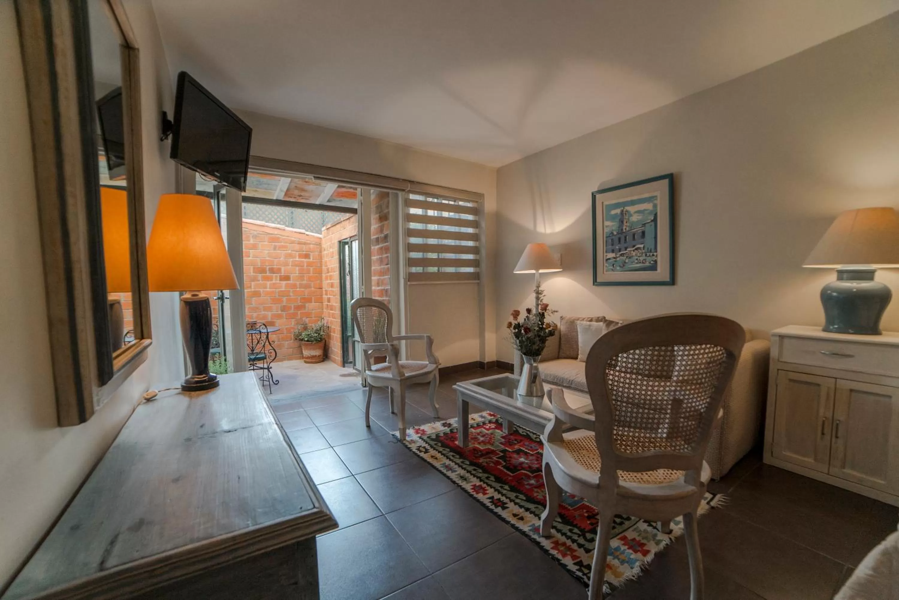 Living room in Villa Mirasol