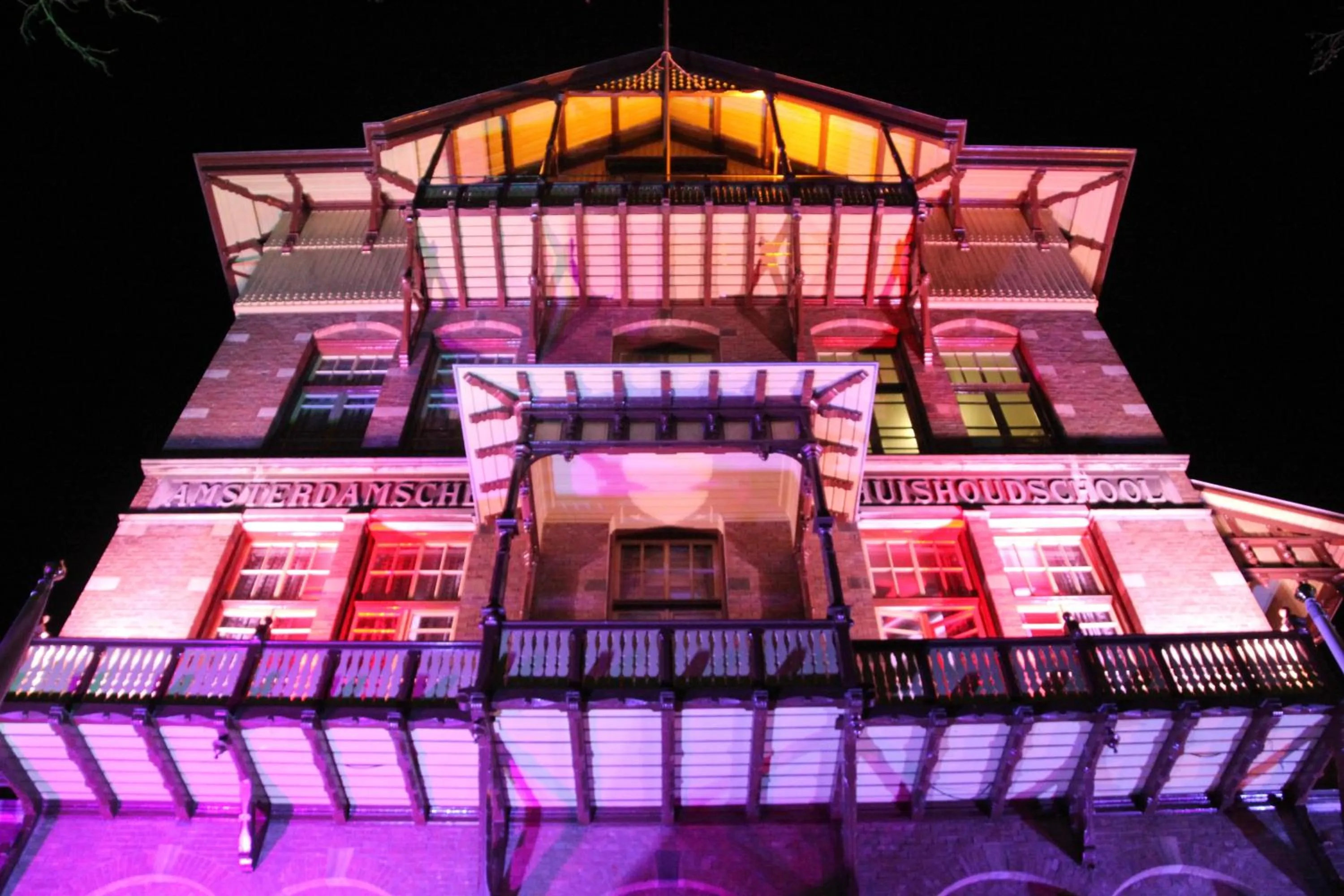 Facade/entrance in Stayokay Hostel Amsterdam Vondelpark