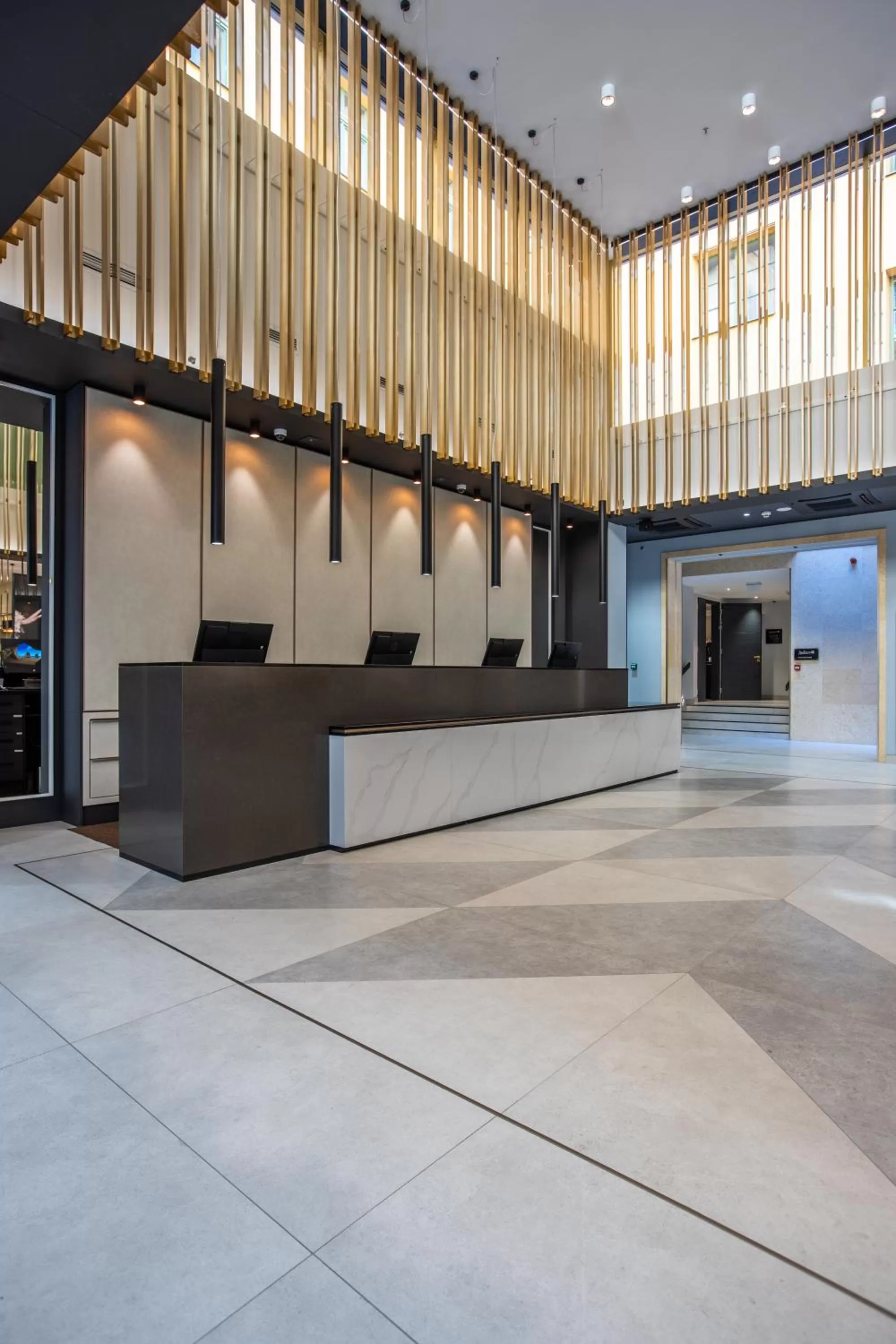 Lobby or reception in Radisson Blu Hotel Prague