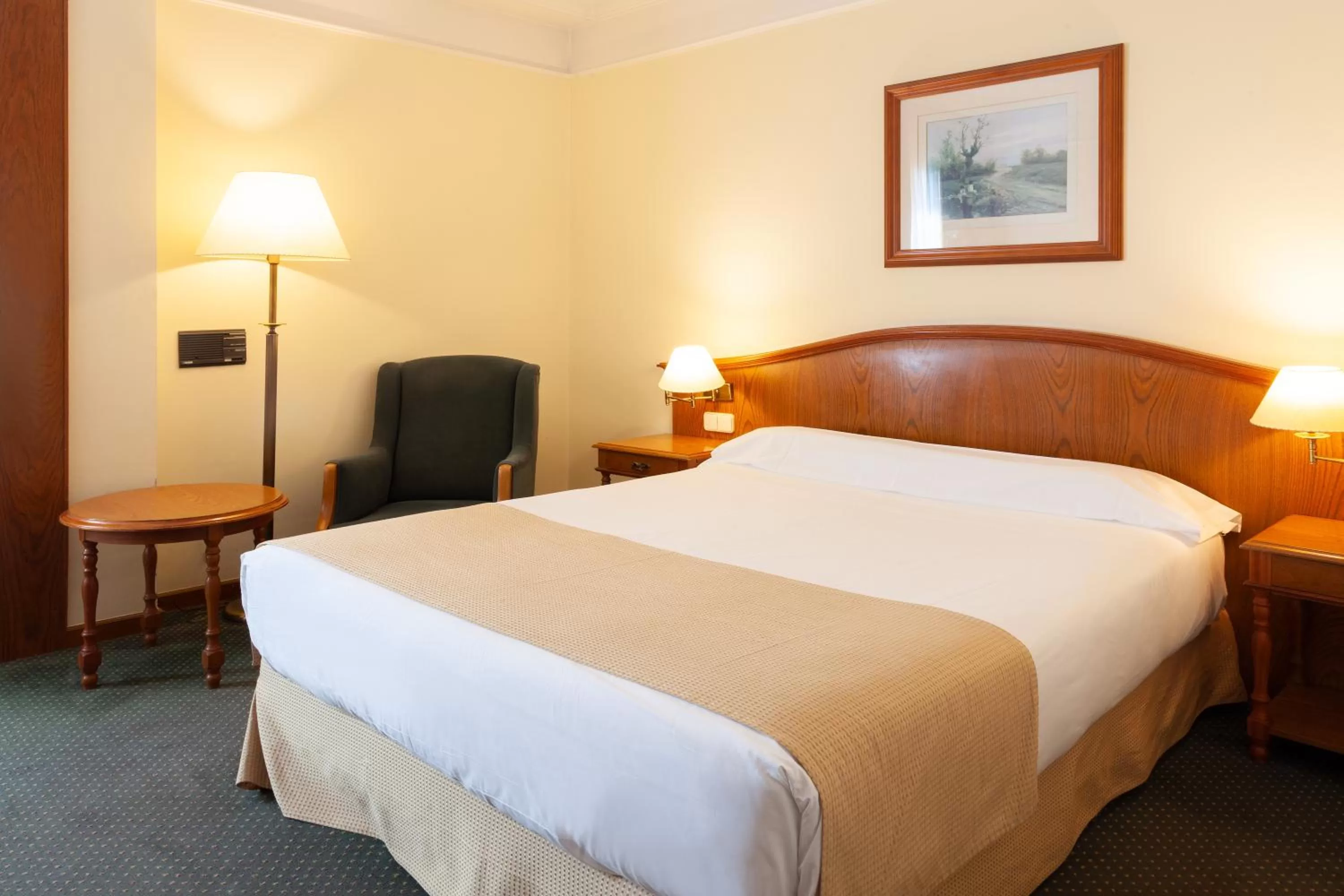 Bedroom, Bed in Hotel Hoyuela