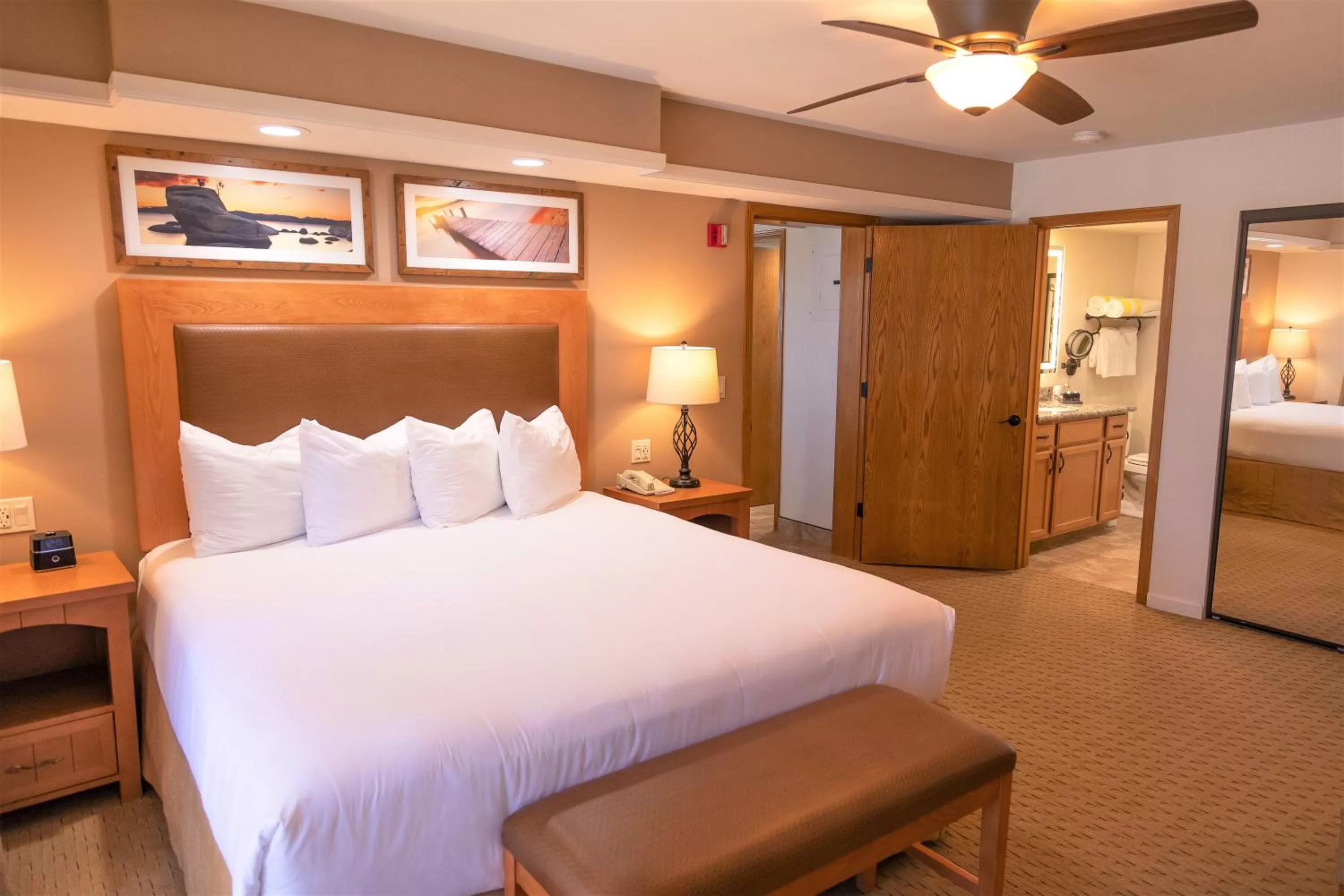 Bed in The Tahoe Beach & Ski Club Owners Association