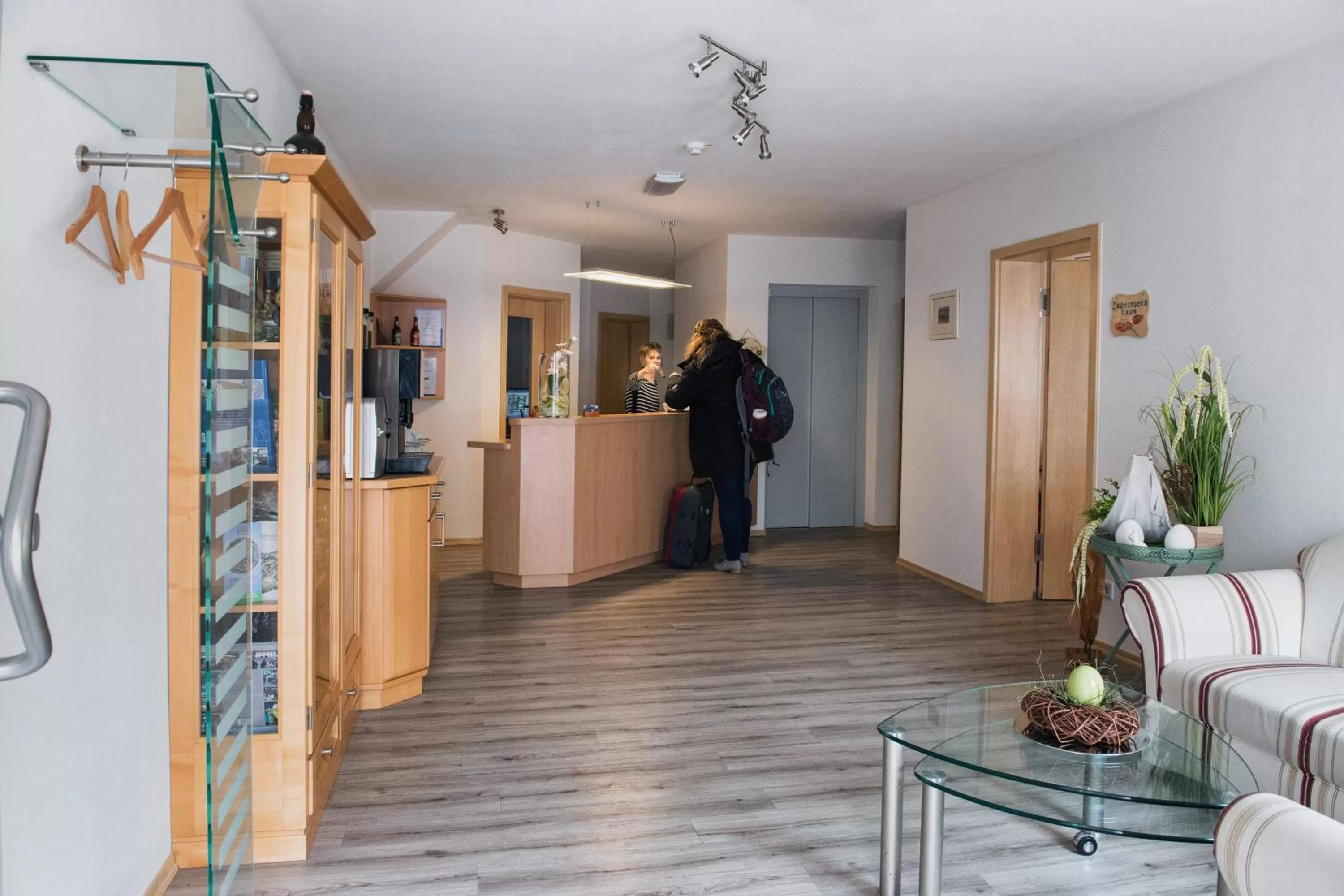 Lobby or reception in Hotel garni Hopfengold