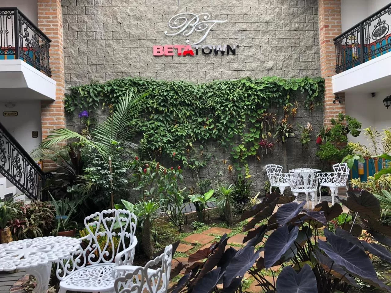 Patio in Beta Hotel