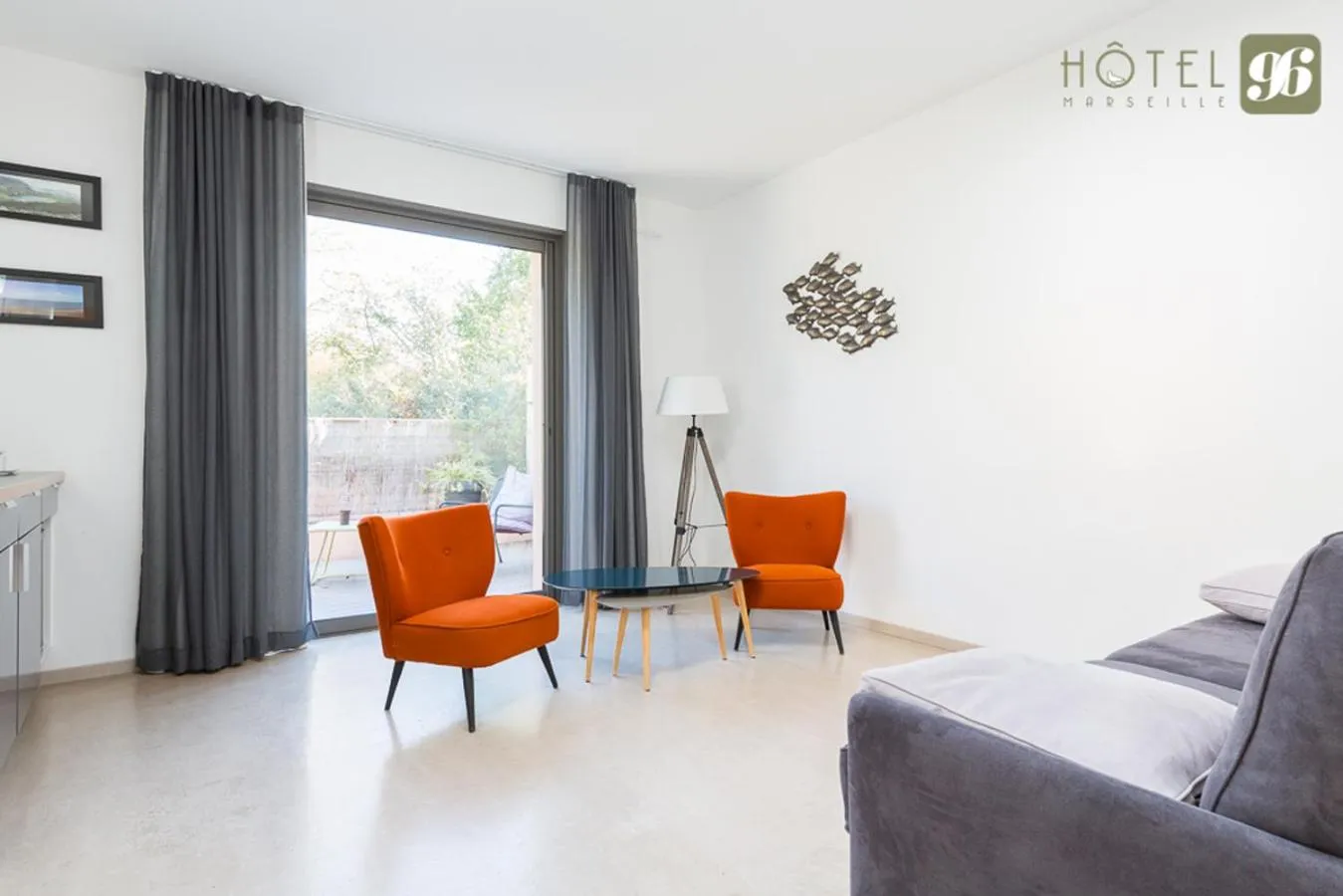 Seating area in Hôtel 96