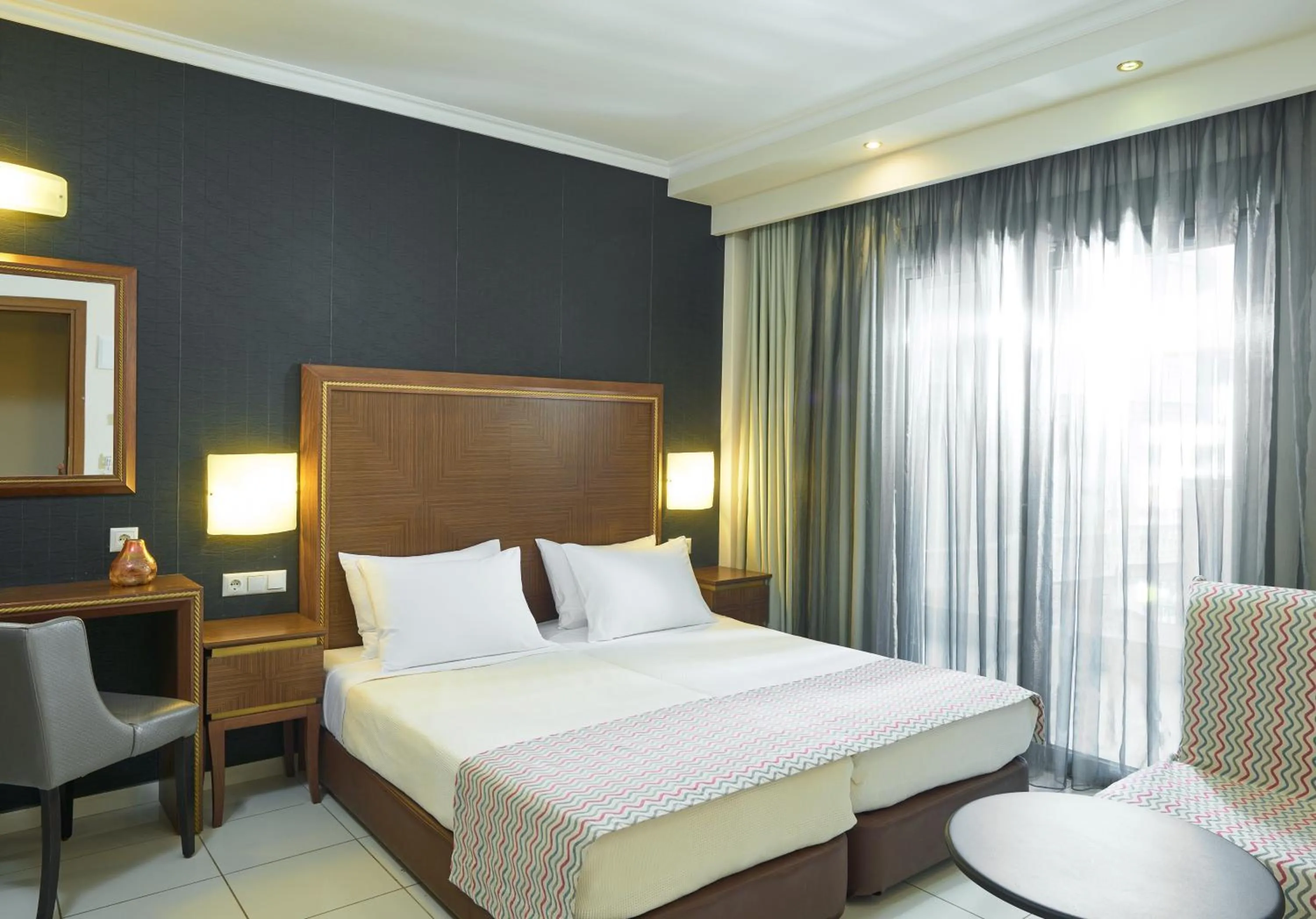 Bed in Mediterranean Resort