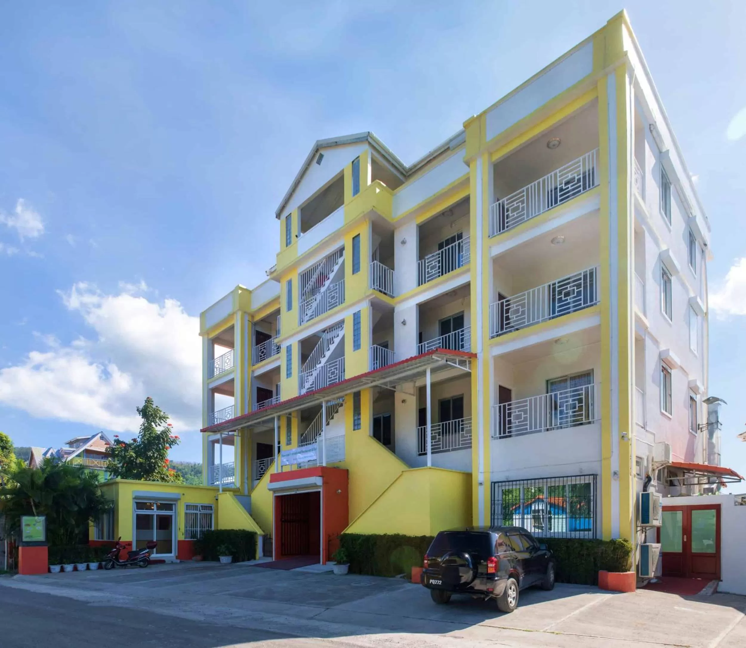 Property building in Riverside Hotel