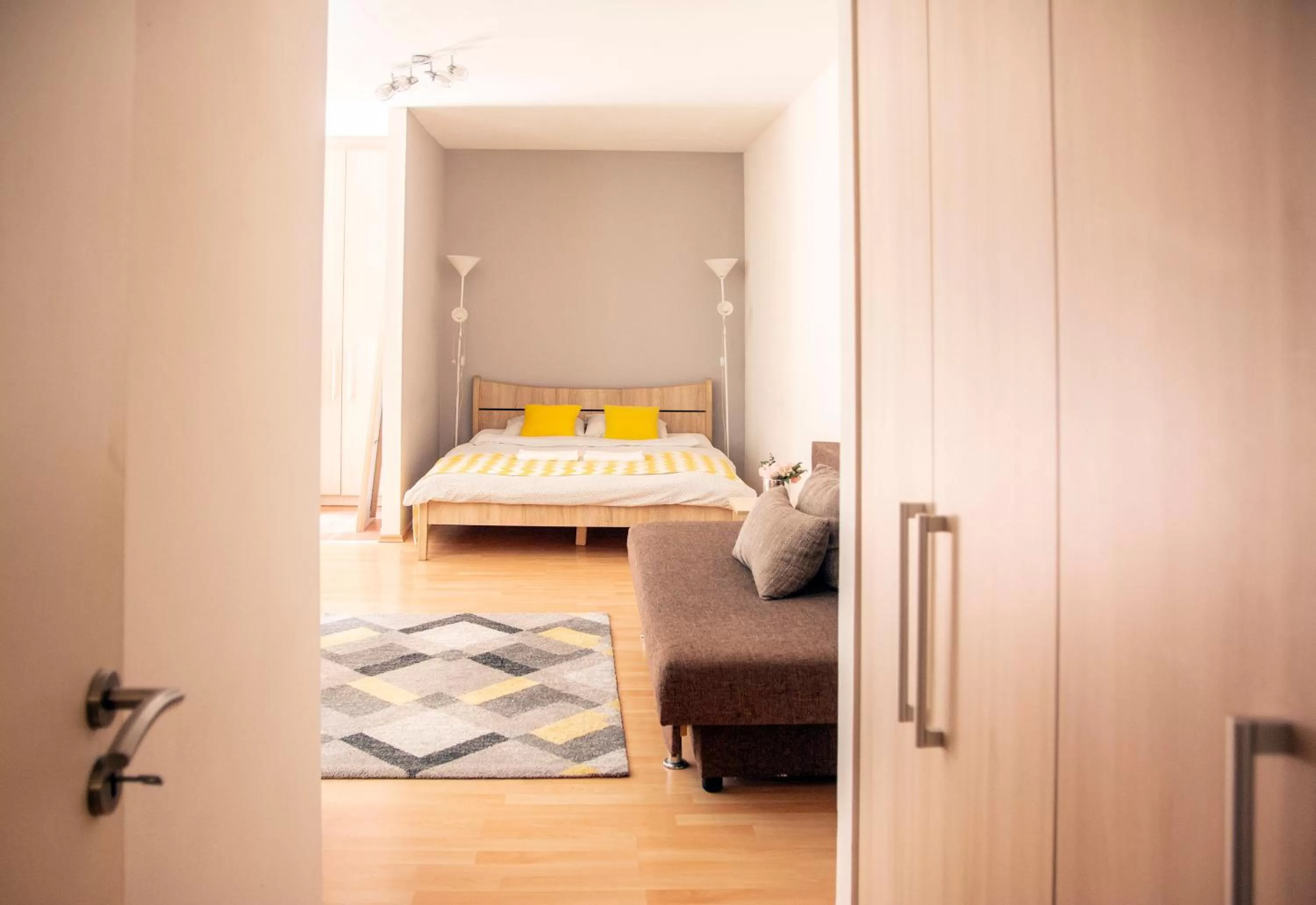 Living room in Keleti Aparthotel