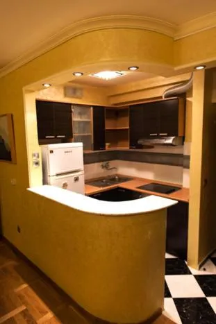 Kitchen or kitchenette in Hotel Obala